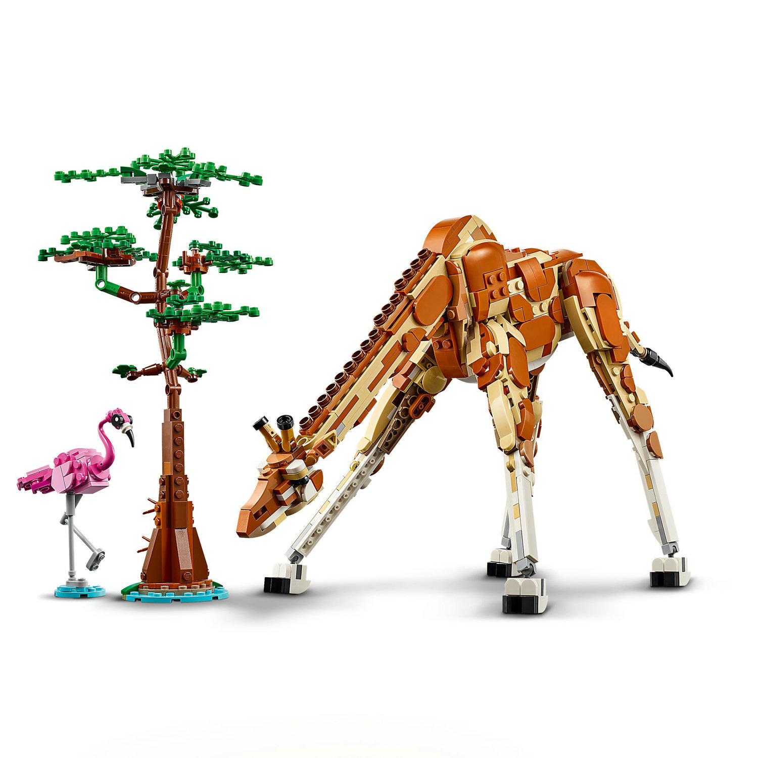 Voir la diapositive 4 : LEGO LEGO Creator 3-en-1 31150 Les Animaux Sauvages du Safari, Jouet avec Figurines d'Animaux
