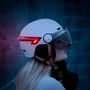Voir la diapositive 10 : CASR Casque LED Glow taille M - Crème