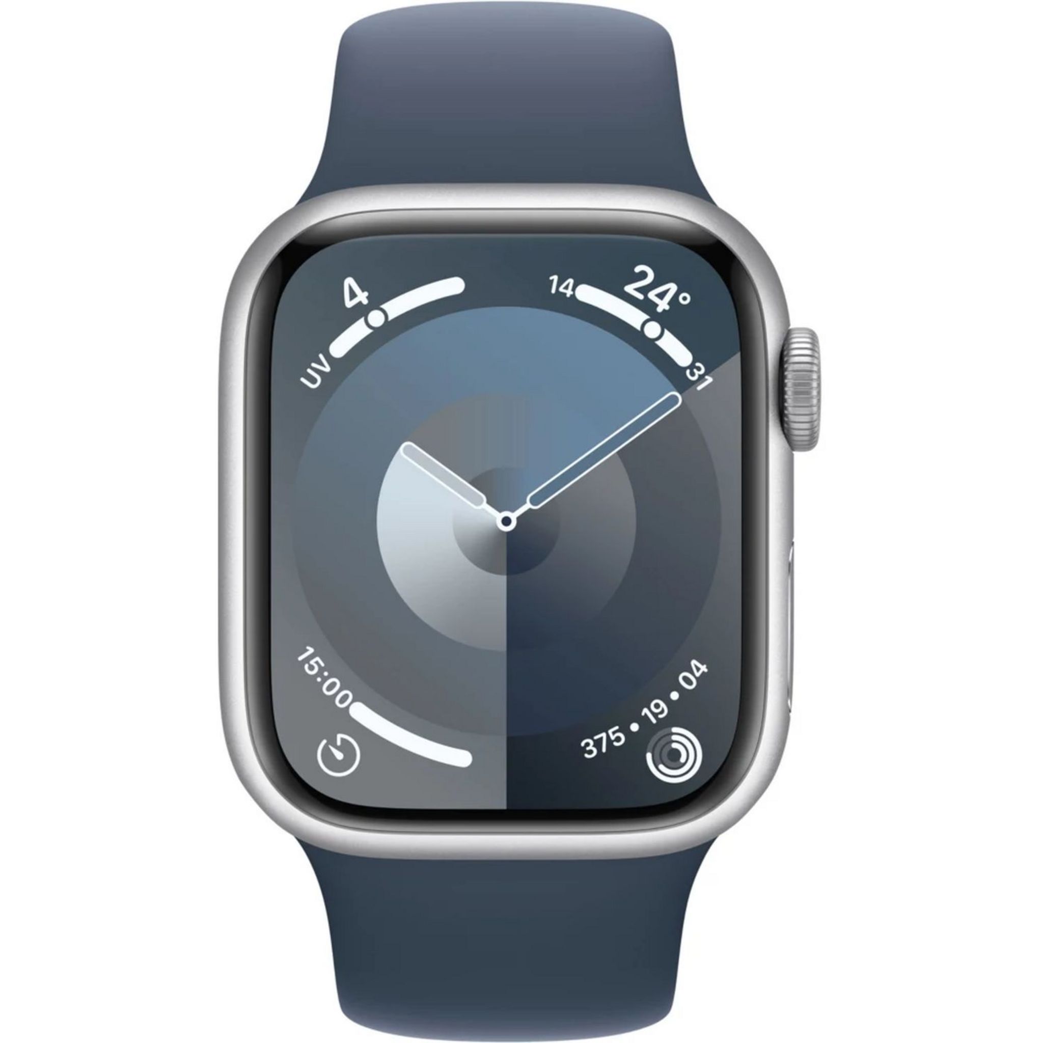 Voir la diapositive 10 : APPLE Montre connectée Watch 9 45mm Alu Taille M/L - Argent