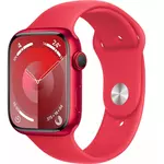 apple montre connectée watch 9 45mm alu taille m/l - rouge
