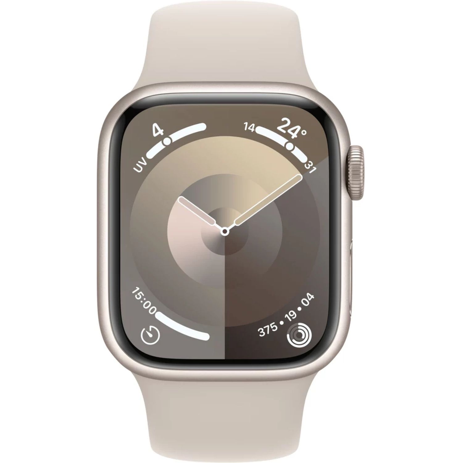 Voir la diapositive 10 : APPLE Montre connectée Watch 9 45mm Alu Taille M/L - Lumière Stellaire