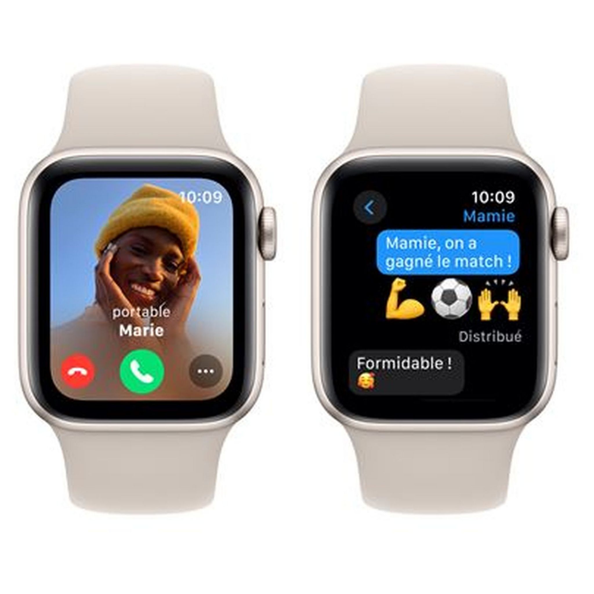 Voir la diapositive 7 : APPLE Montre connectée Watch SE 2 44mm Alu Taille M/L - Lumière Stellaire