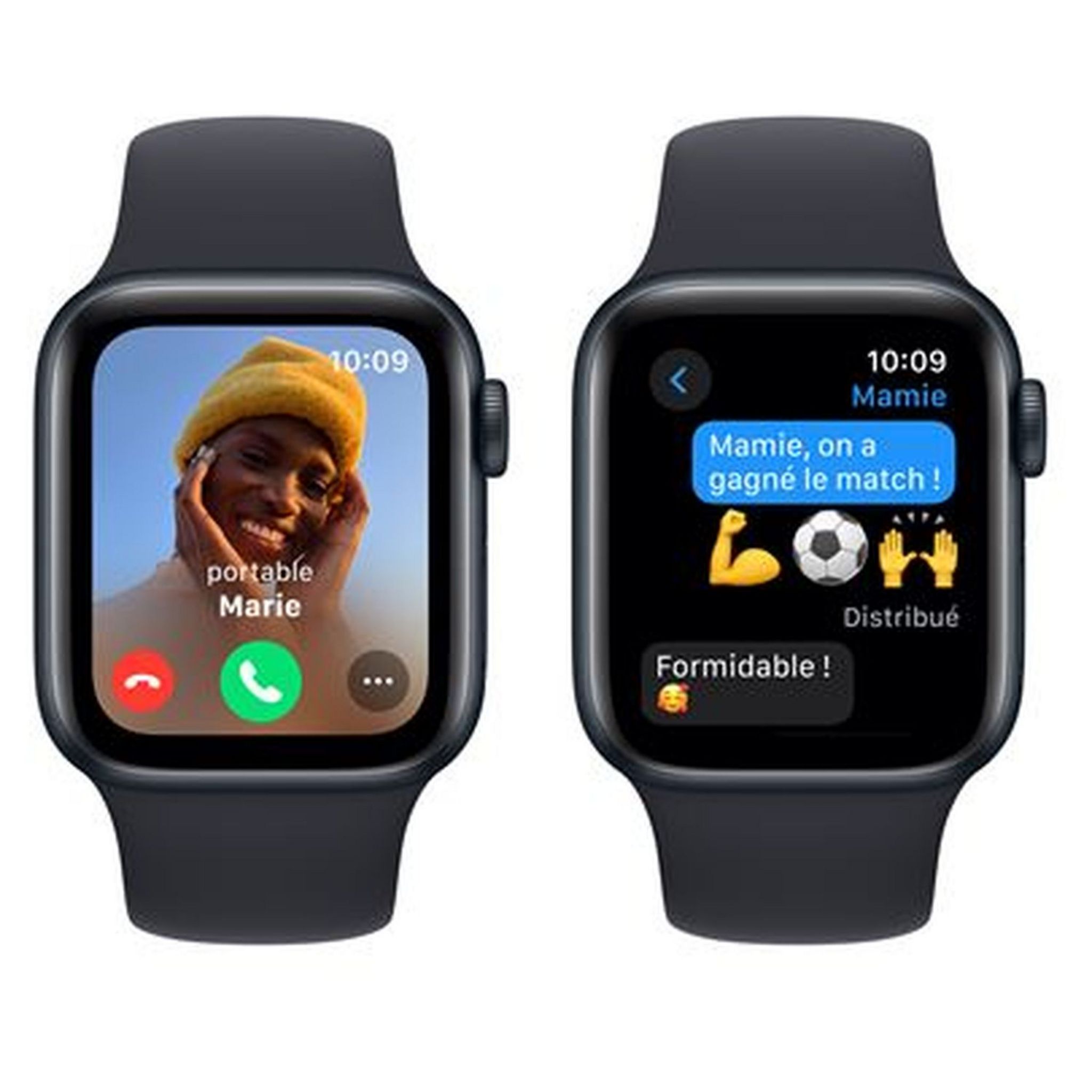 Voir la diapositive 7 : APPLE Montre connectée Watch SE 2 40mm Alu Taille S/M - Minuit