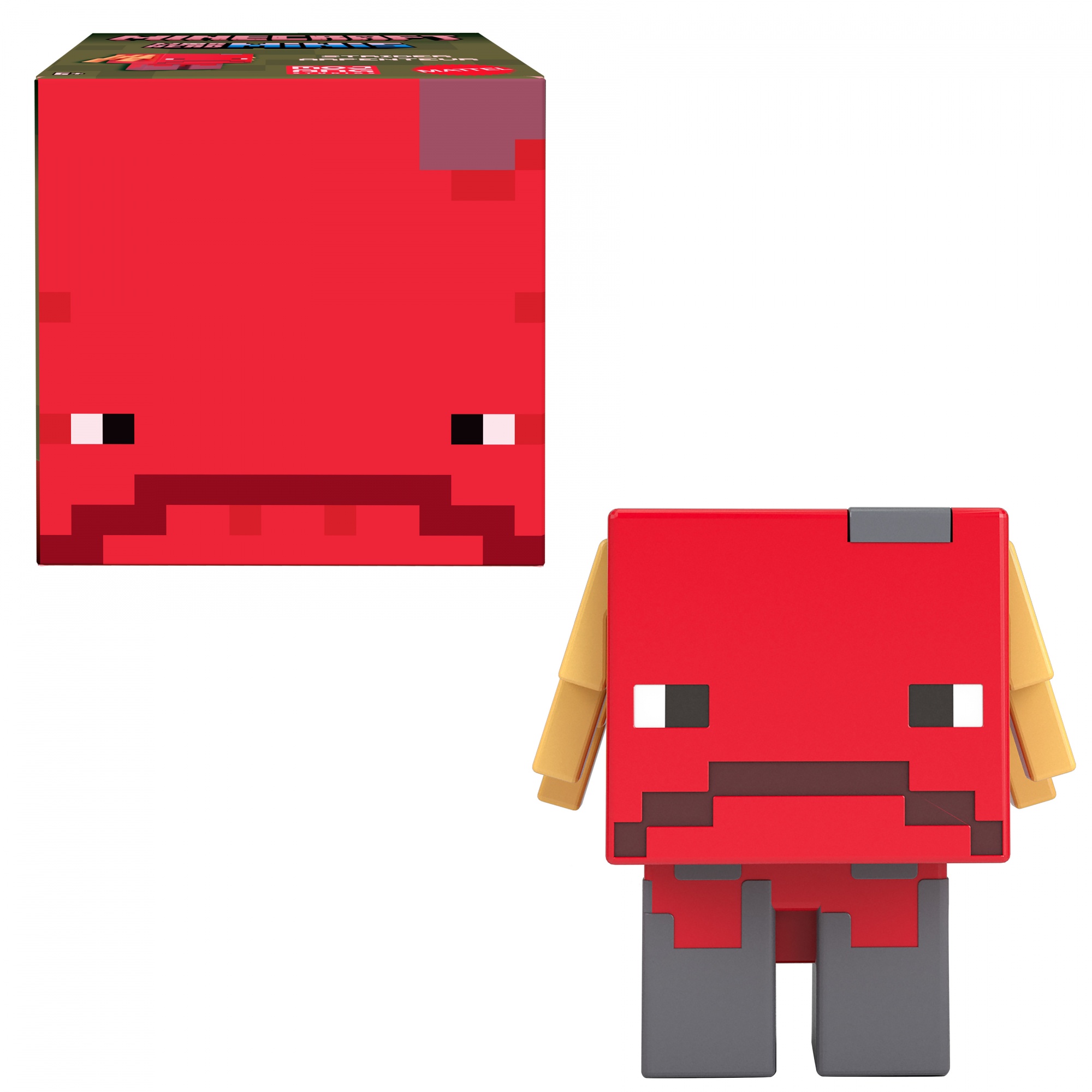 Voir la diapositive 22 : MATTEL Mini Tête modulable Minecraft