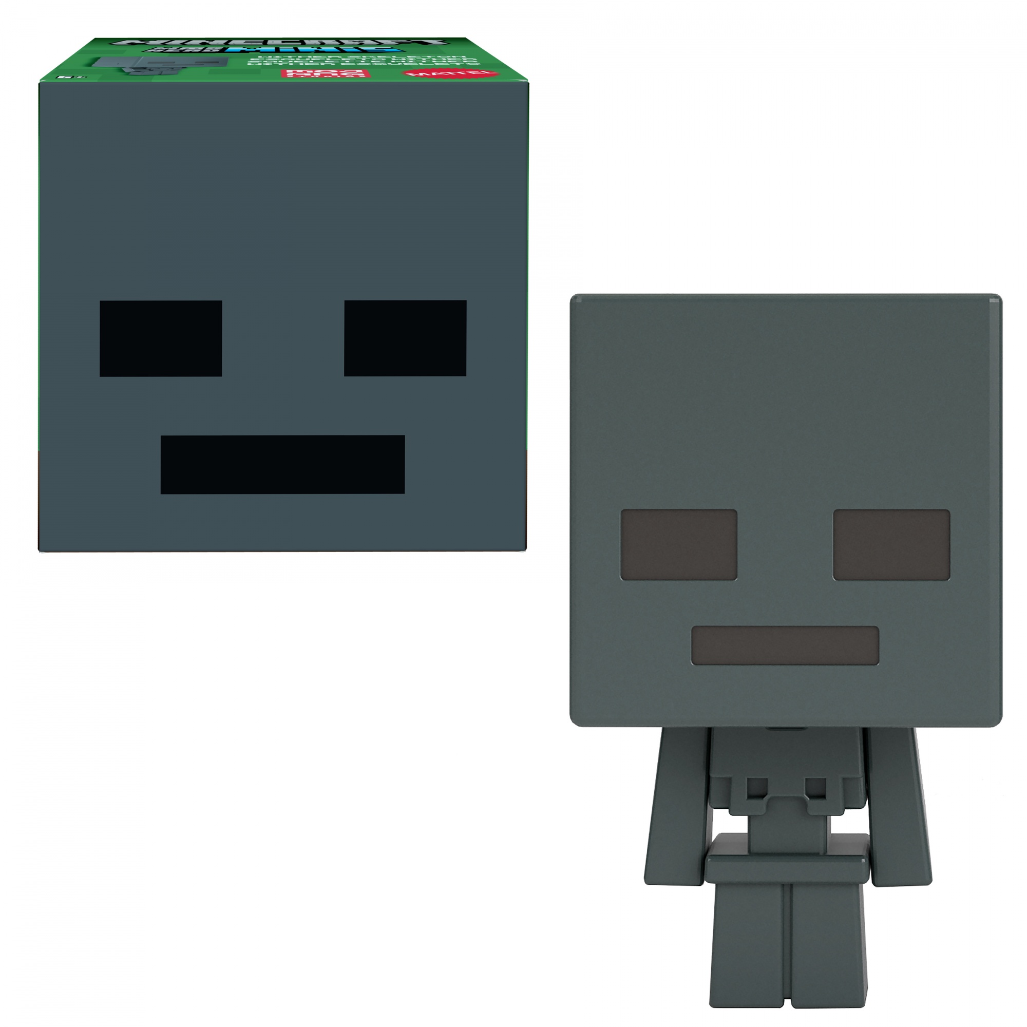 Voir la diapositive 24 : MATTEL Mini Tête modulable Minecraft