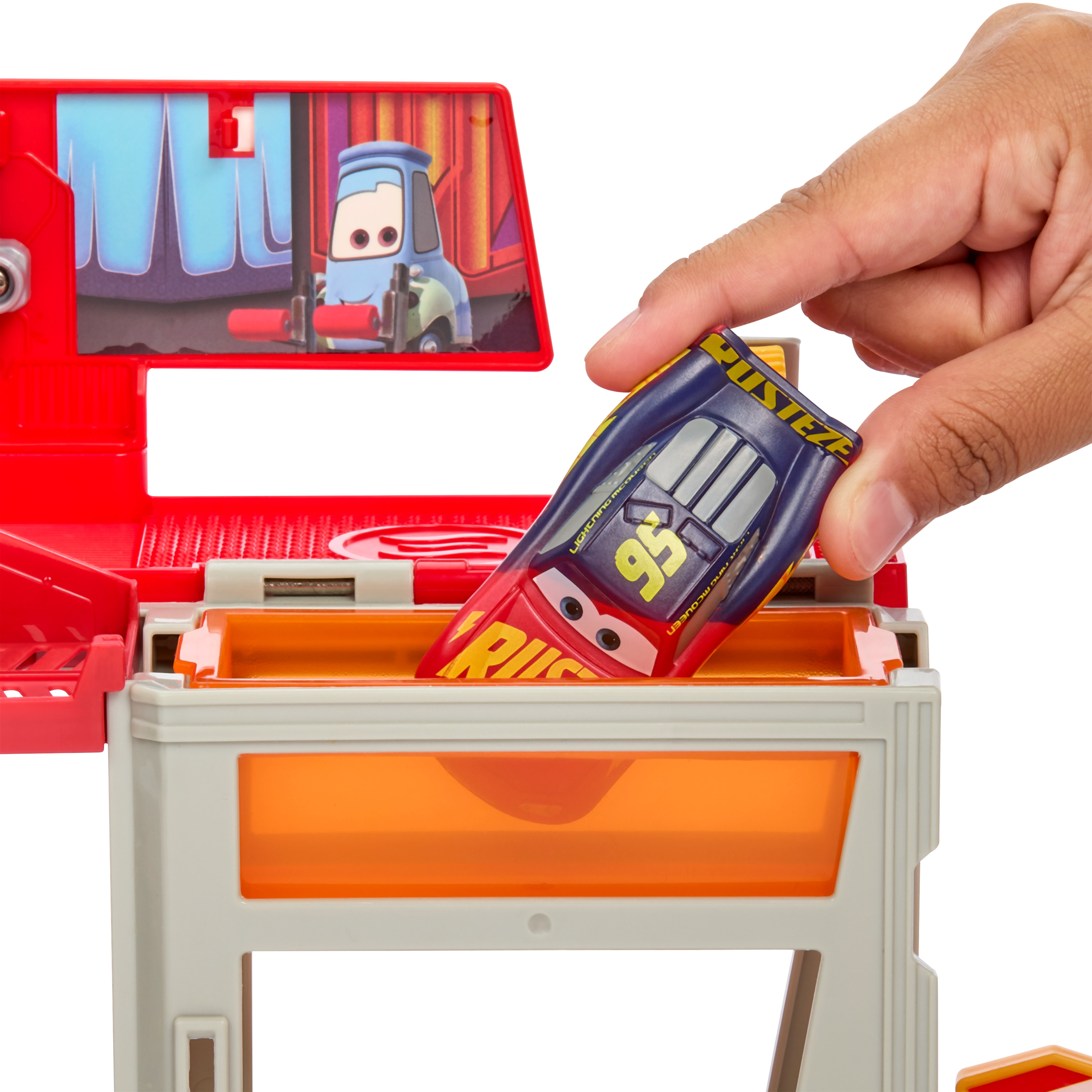 Voir la diapositive 5 : MATTEL Camion de Mack Atelier de Peinture Color Changers - Cars
