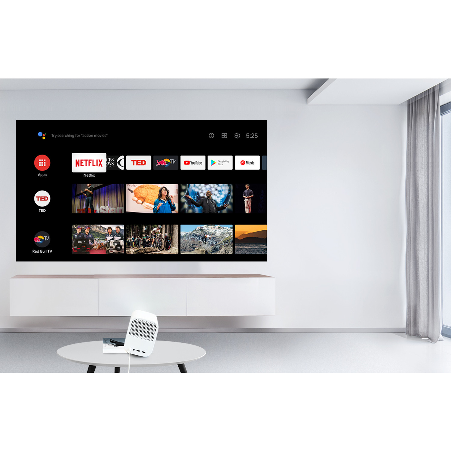 Voir la diapositive 4 : XIAOMI Mini vidéoprojecteur Mi Smart Compact Projector 2