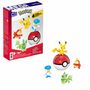 Voir la diapositive 6 : Figurines Pokémon Pikachu, Coiffeton, Poussacha, Chochodile à construire MEGA