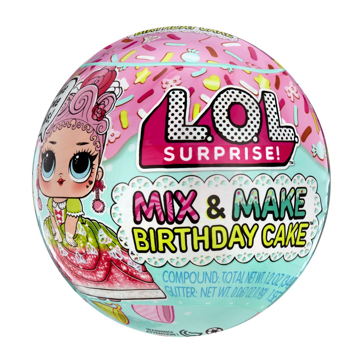 L.O.L SURPRISE Poupée Mix and Make Birthday Cake