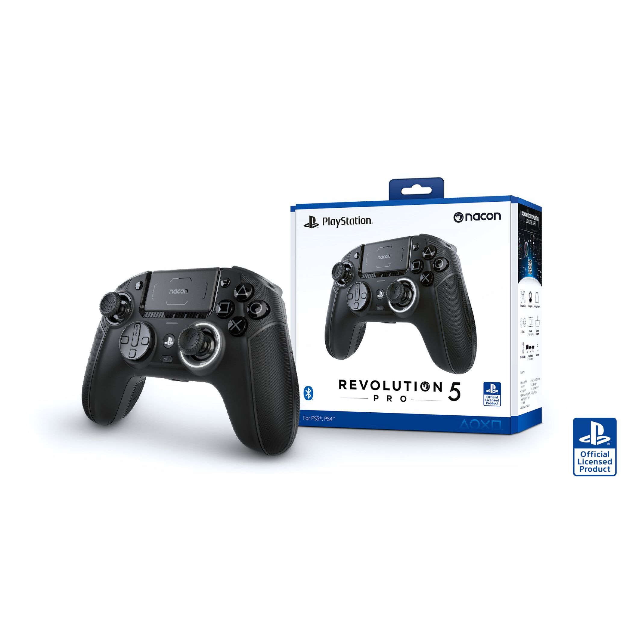 Voir la diapositive 5 : Manette Sans Fil Revolution 5 Pro - Noir PS5