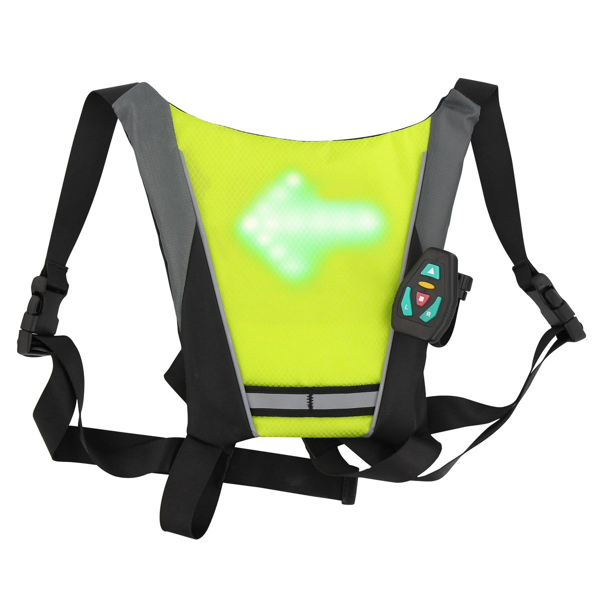 URBAN MOOV Gilet de sécurité Signalisation LED + Télécommande