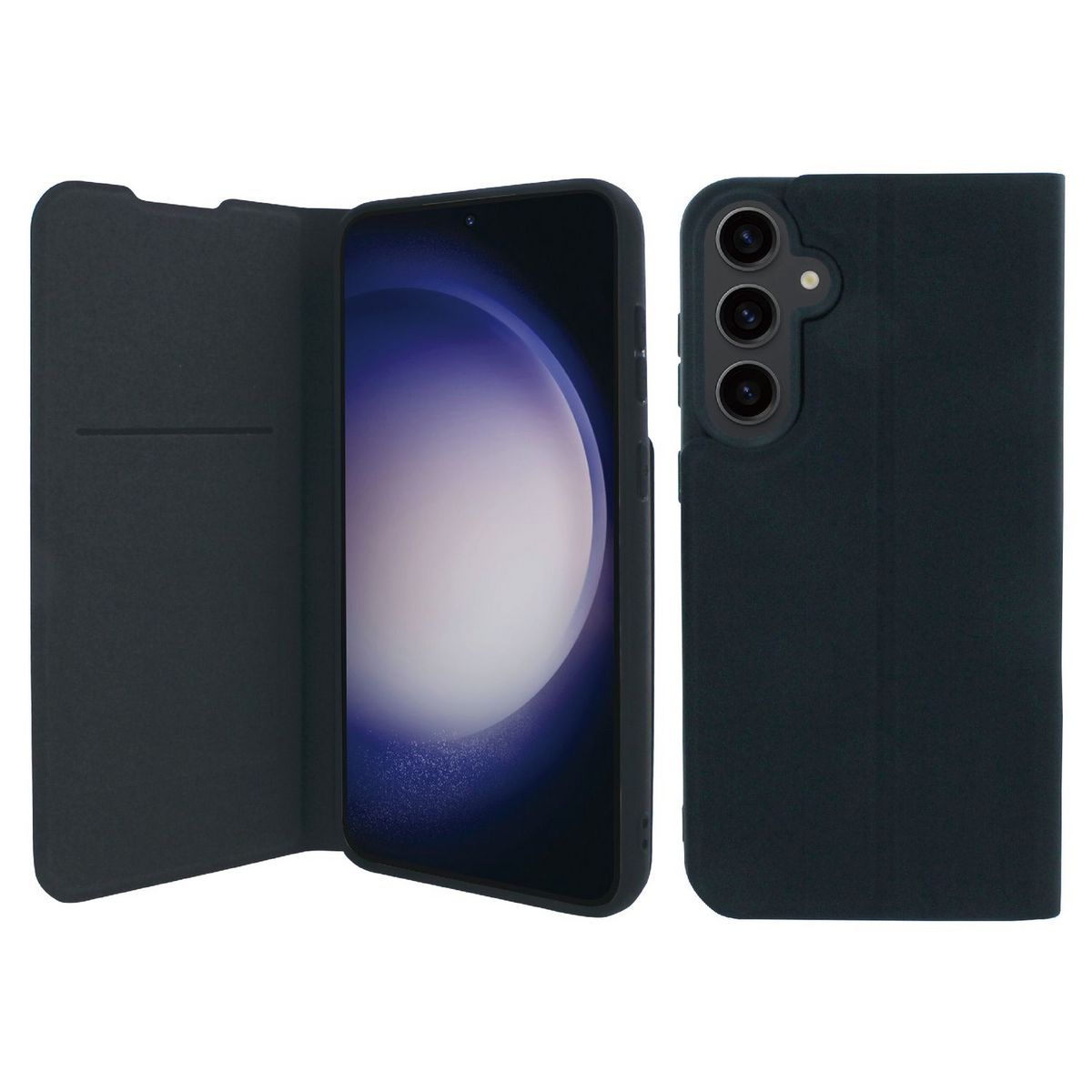 QILIVE Étui folio pour Samsung Galaxy S23 FE - Noir