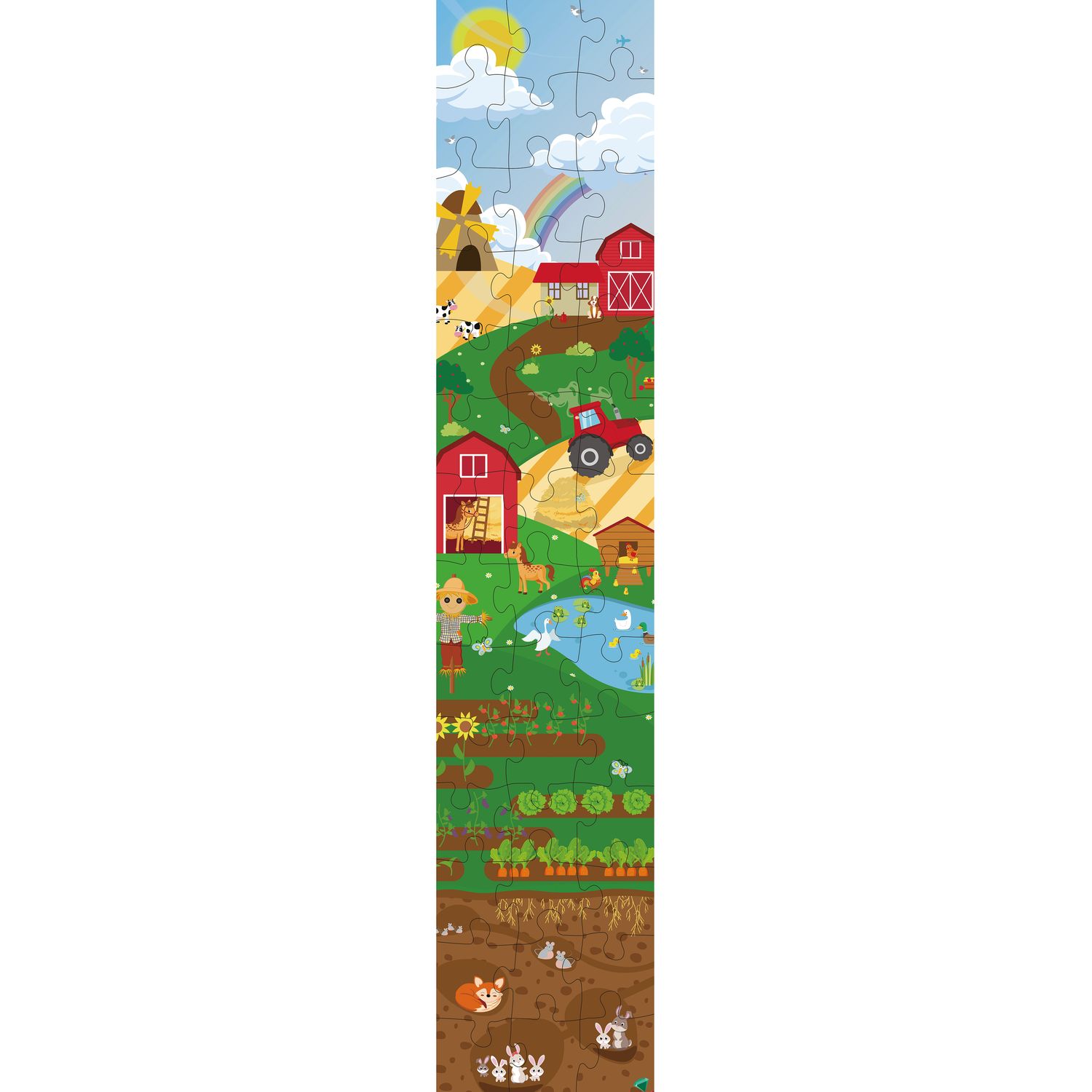 Voir la diapositive 5 : ONE TWO FUN Puzzle géant en bois