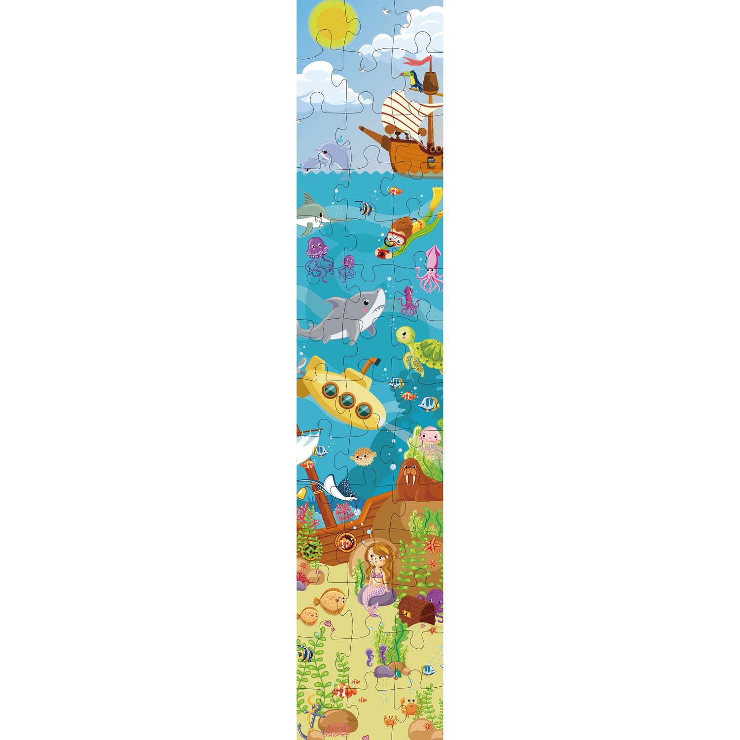 Voir la diapositive 6 : ONE TWO FUN Puzzle géant en bois