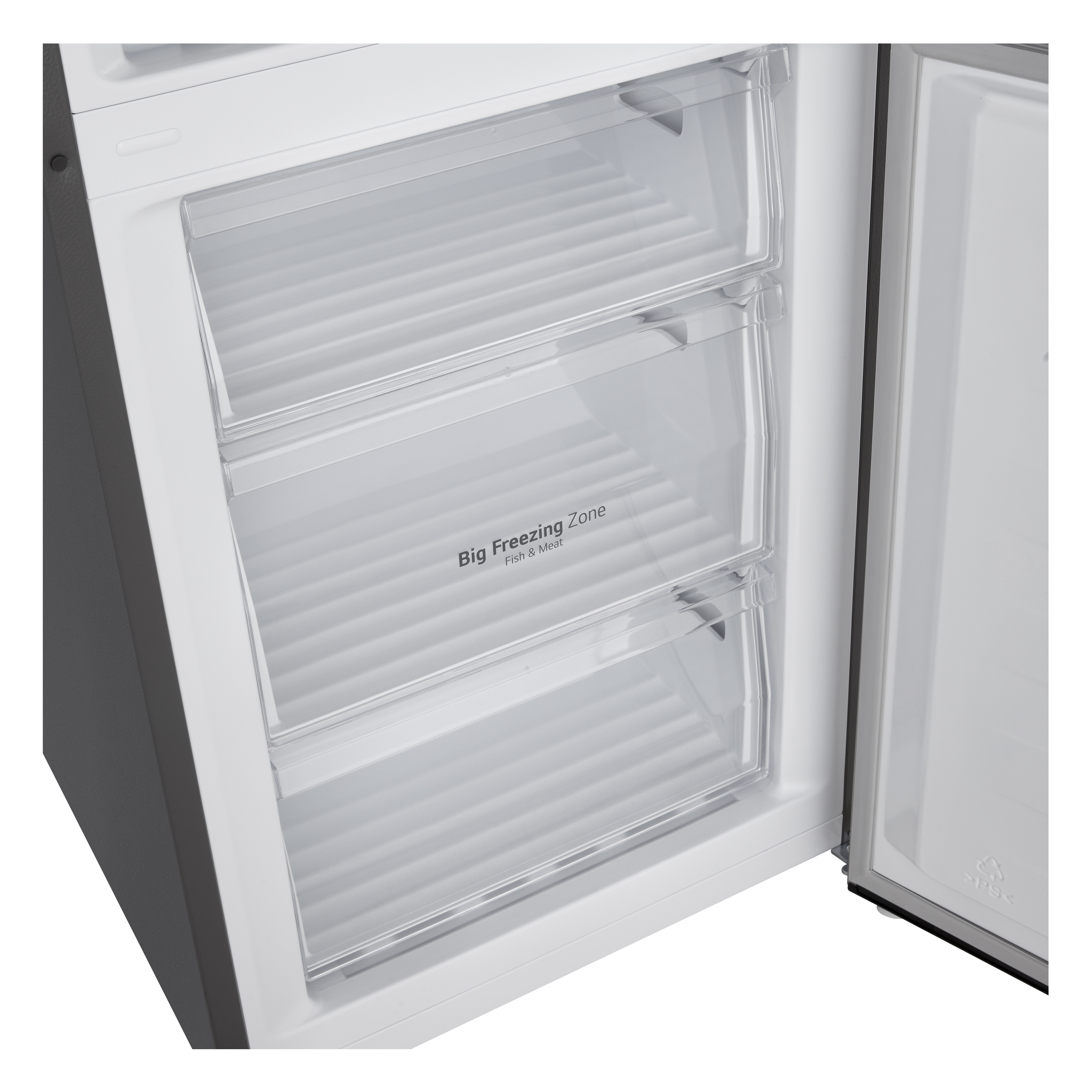 Voir la diapositive 5 : LG Réfrigérateur combiné GBM22HSADH, 336 L, Froid ventilé No Frost, D