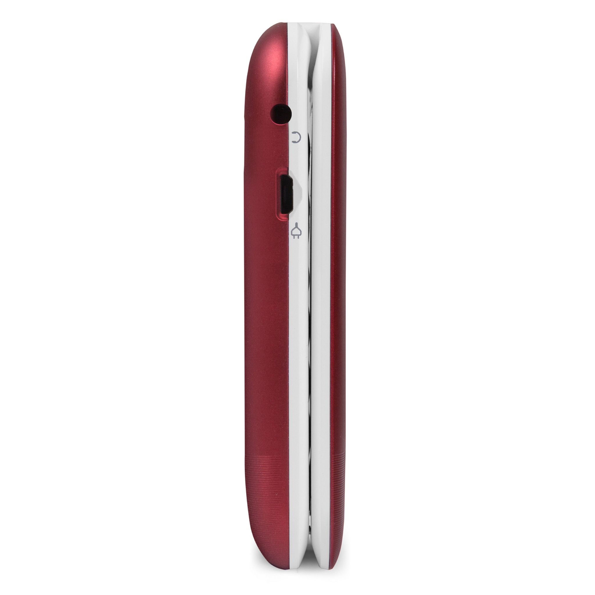 Voir la diapositive 3 : DORO Téléphone portable 2404 - Rouge / Blanc