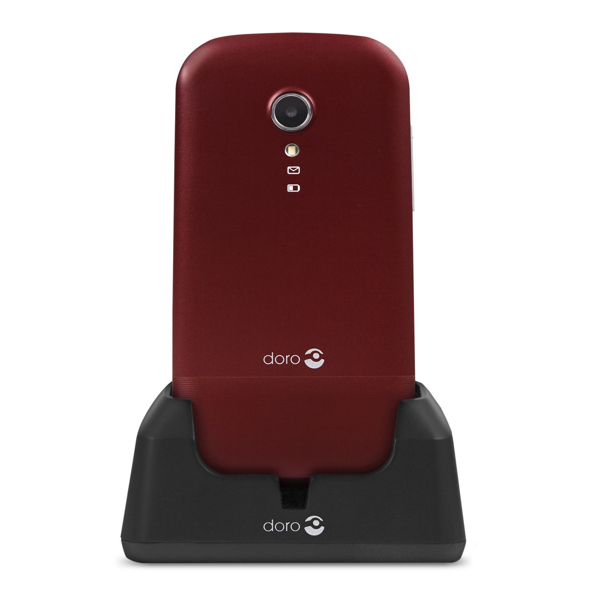 DORO Téléphone portable 2404 - Rouge / Blanc