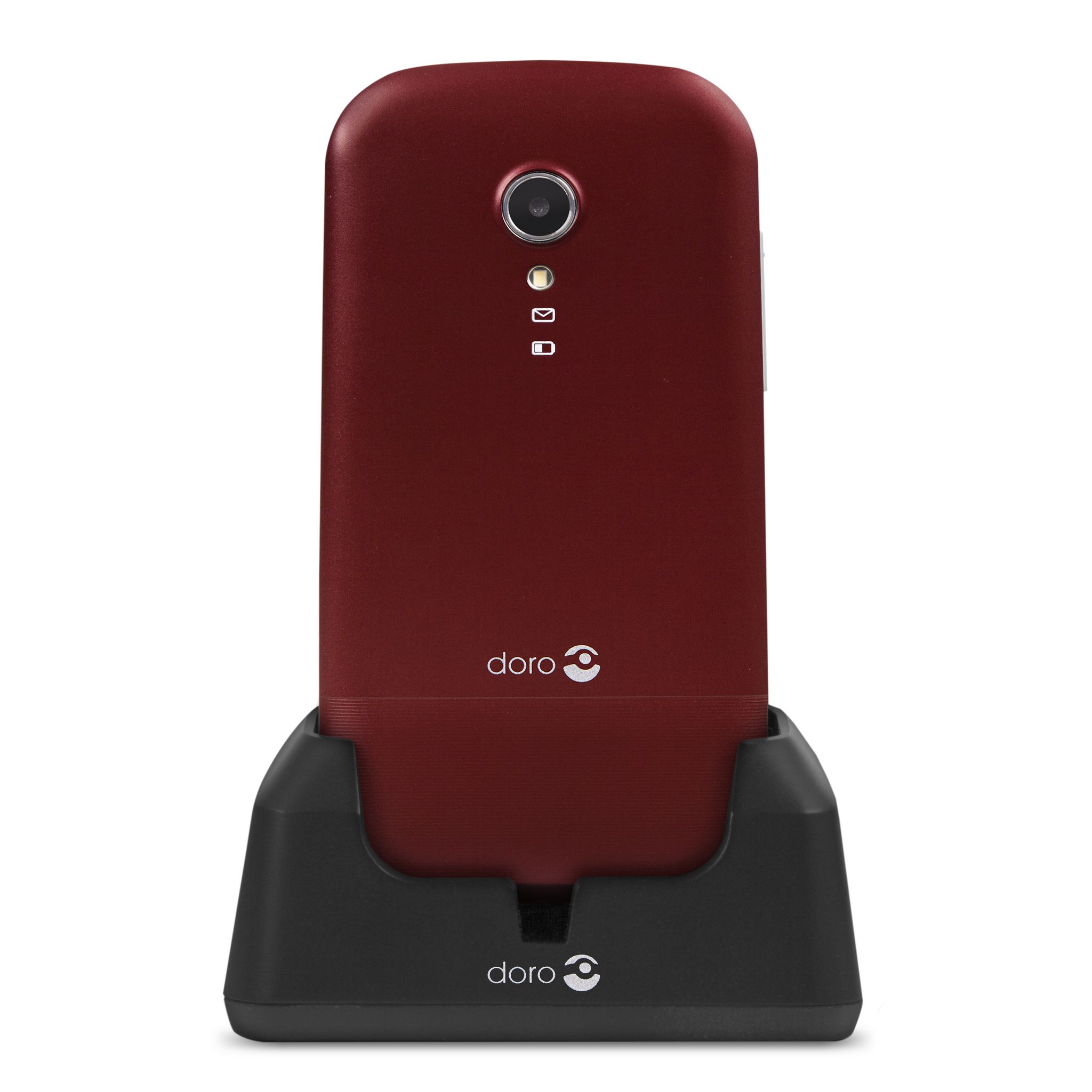 Voir la diapositive 8 : DORO Téléphone portable 2404 - Rouge / Blanc