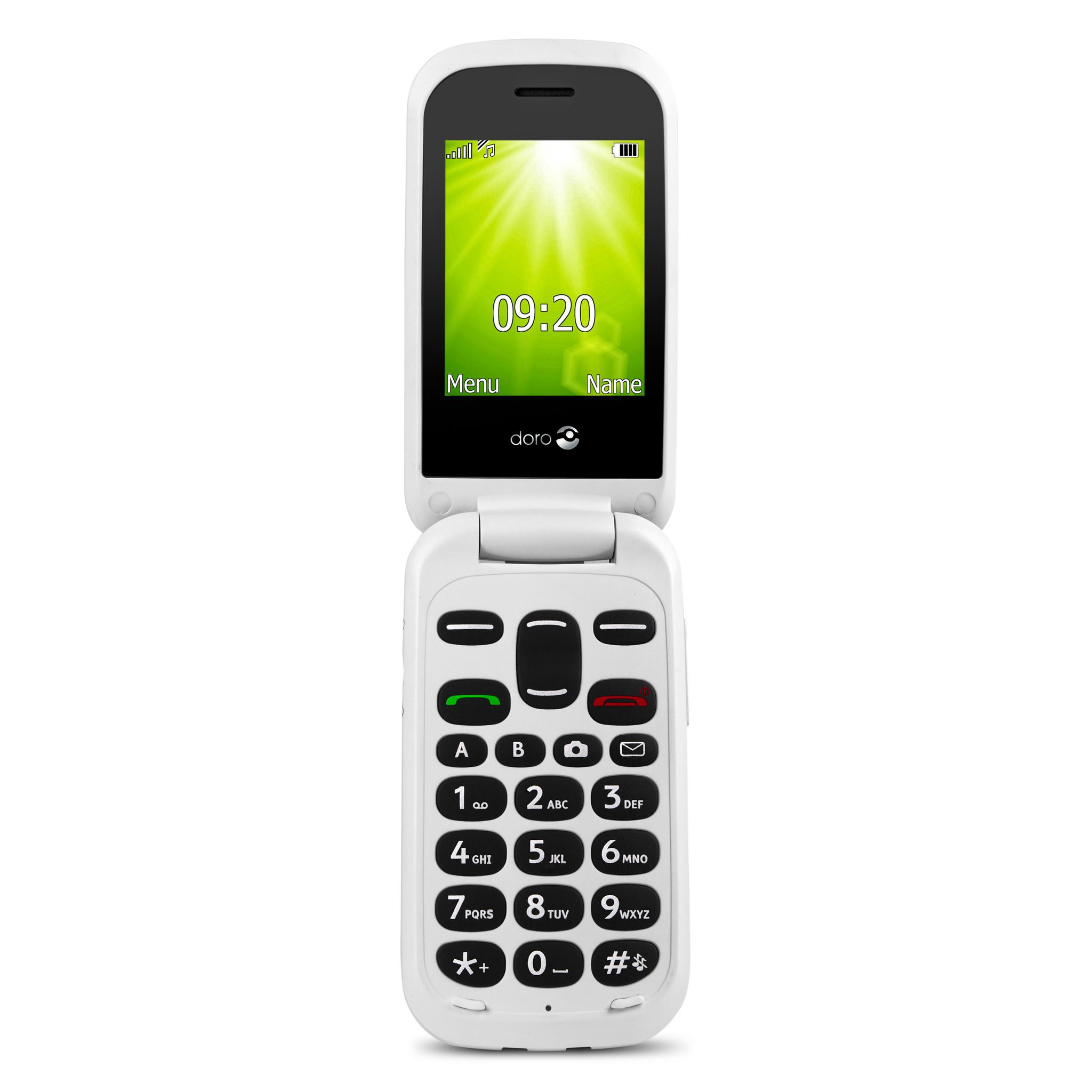 Voir la diapositive 9 : DORO Téléphone portable 2404 - Rouge / Blanc