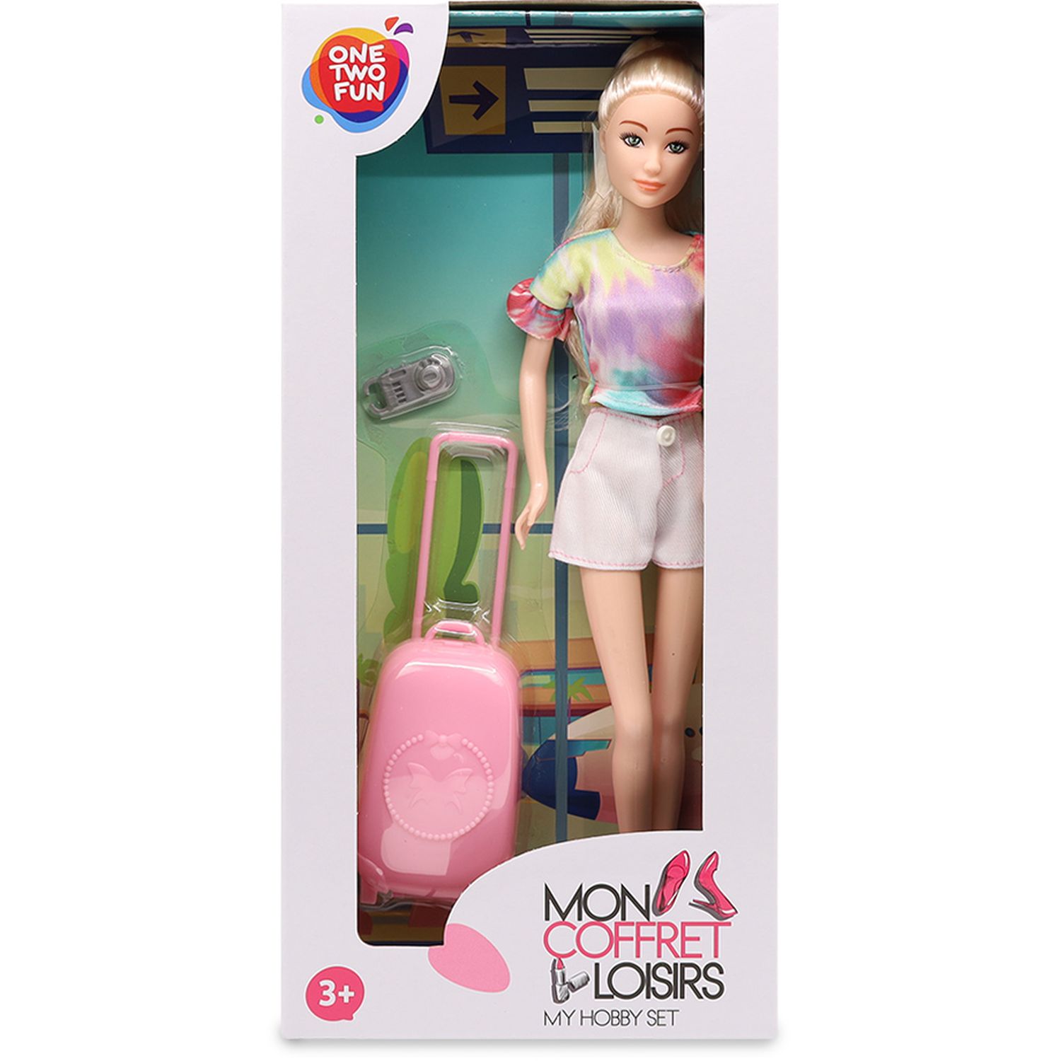 Voir la diapositive 3 : ONE TWO FUN Poupée Mon coffret Loisirs