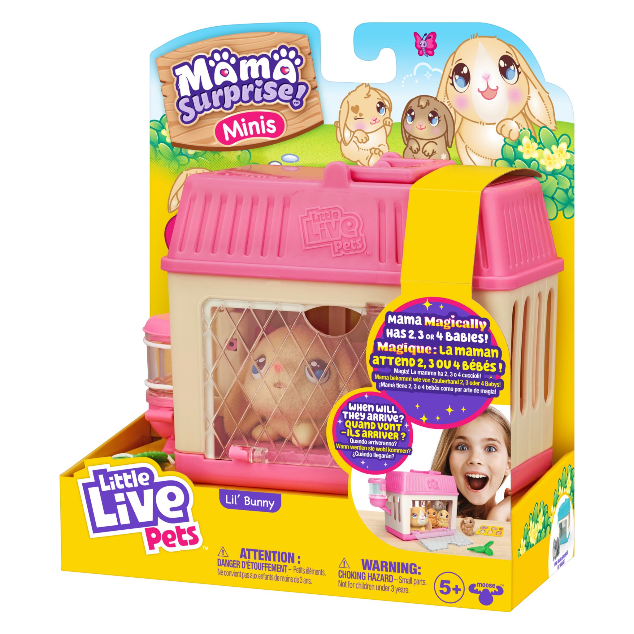 Voir la diapositive 9 : MOOSE Peluche Mama Surprise Lil'Bunny