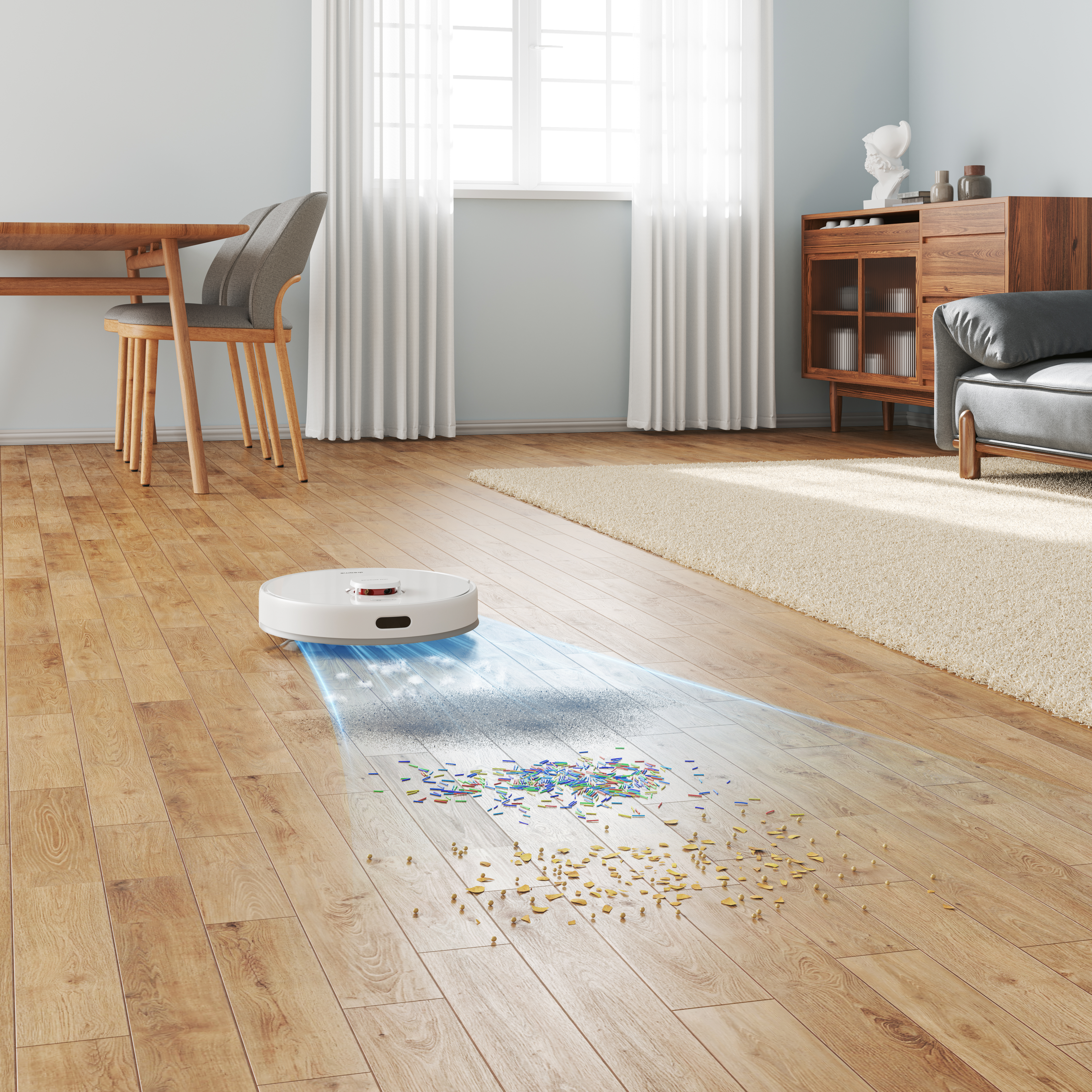 Voir la diapositive 12 : DREAME Aspirateur robot laveur F9 PRO - Blanc