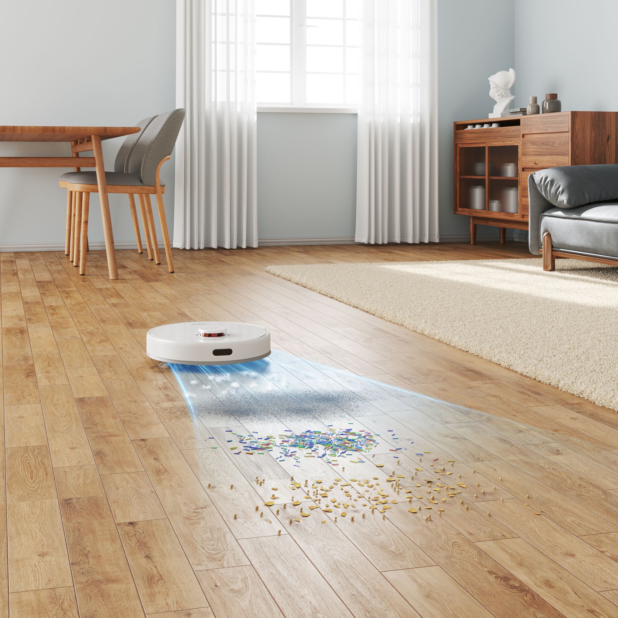 Voir la diapositive 12 : DREAME Aspirateur robot laveur F9 PRO - Blanc