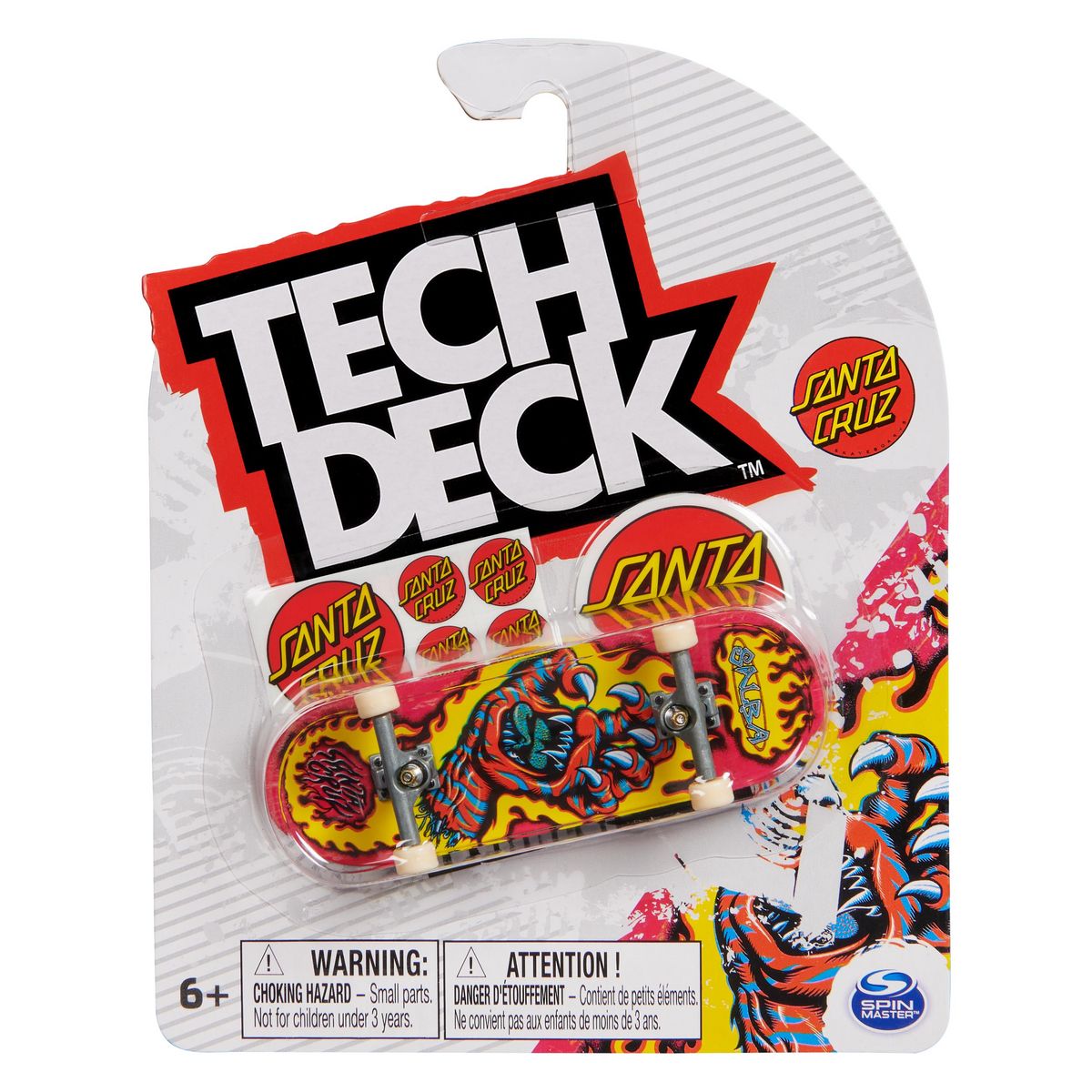 SPIN MASTER Teck Deck - Pack de 1 Mini Finger Skate à personnaliser