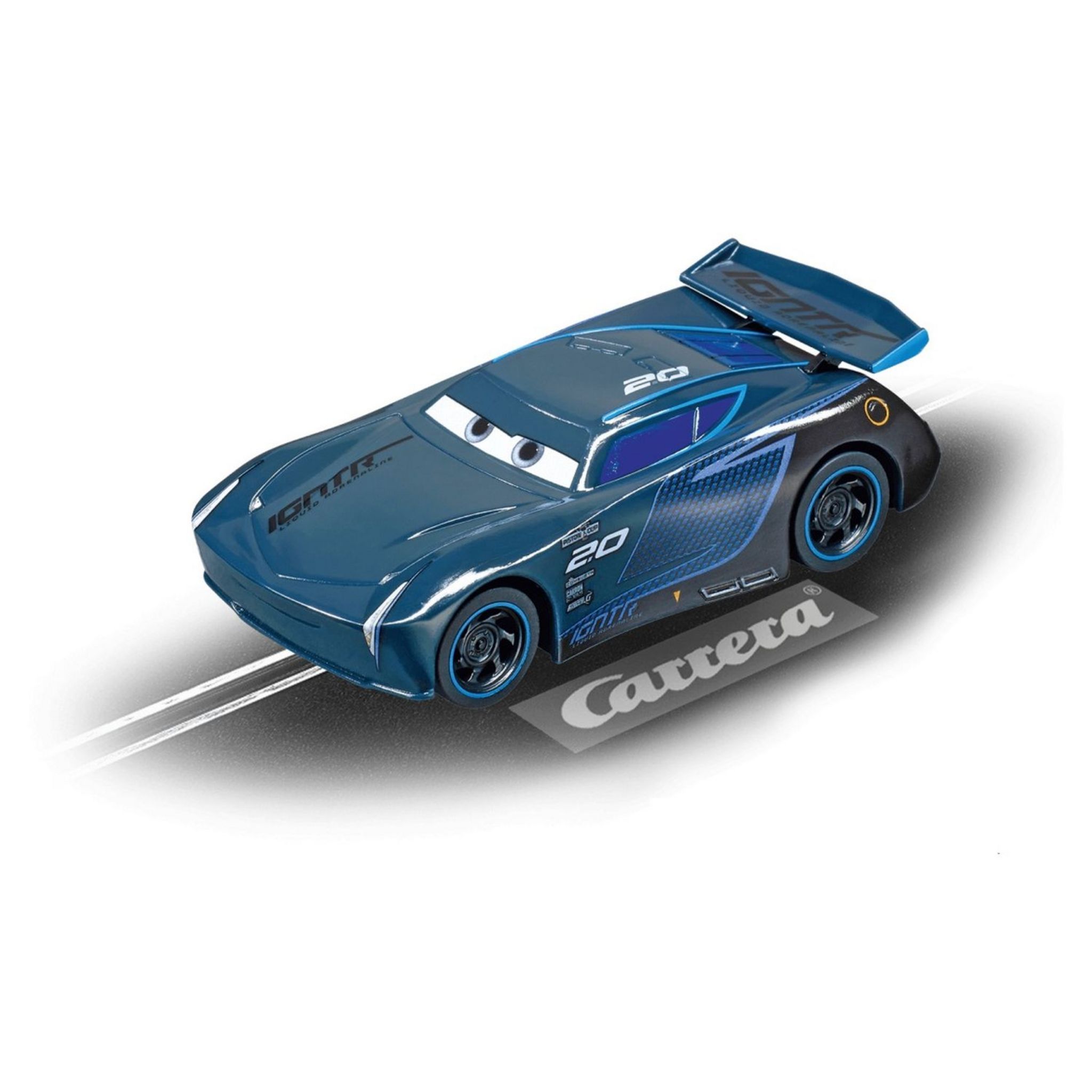 Voir la diapositive 3 : MATTEL Circuit Carrera Disney Cars Duel Mc Queen VS Jackson Storm