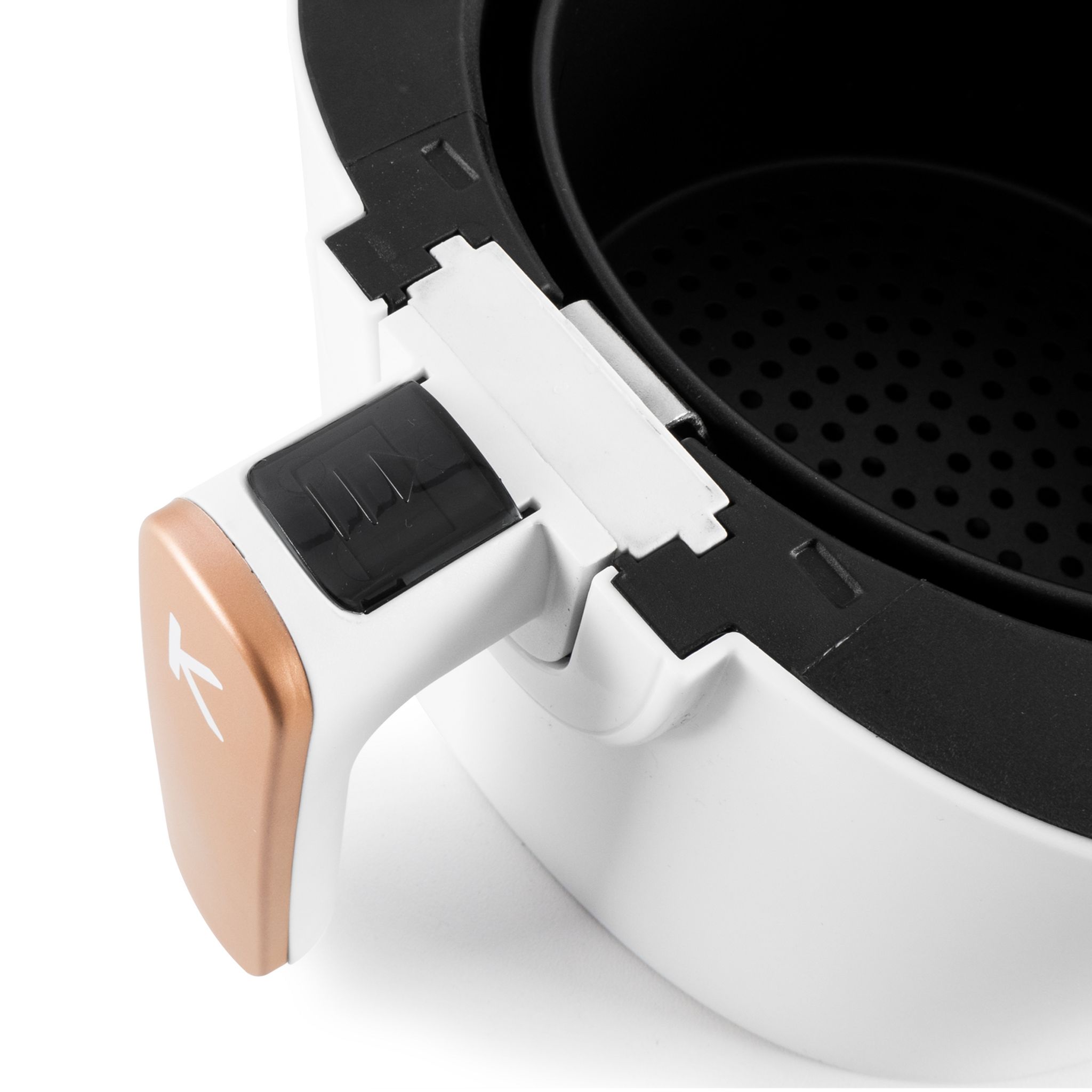 Voir la diapositive 6 : KITCHENCOOK Friteuse électrique sans huile à air chaud AIRMED - Blanc