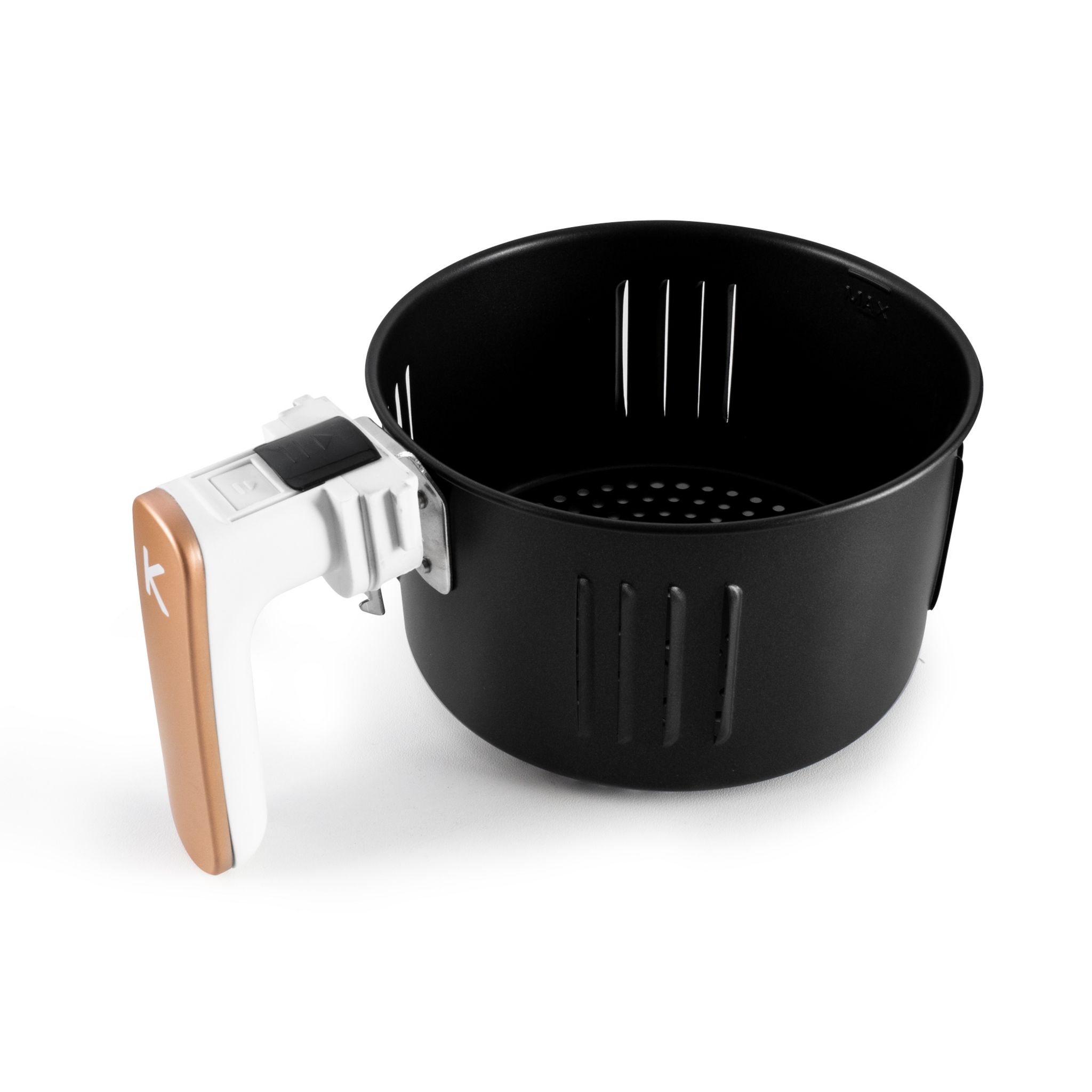 Voir la diapositive 7 : KITCHENCOOK Friteuse électrique sans huile à air chaud AIRMED - Blanc