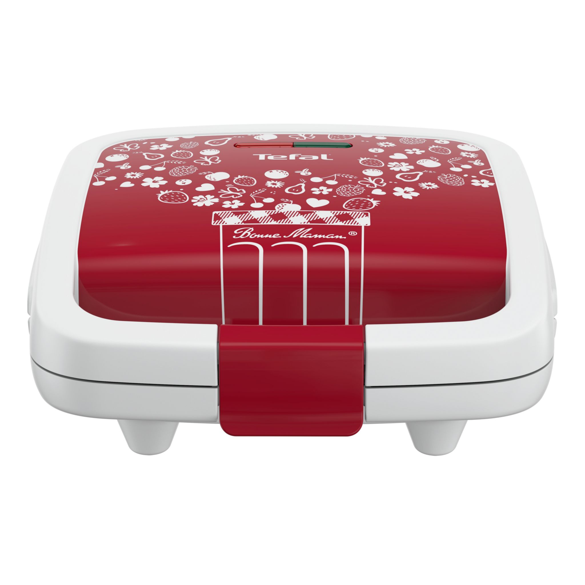 Voir la diapositive 2 : TEFAL Gaufrier WD17B510 - Rouge et blanc