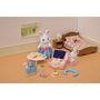 Voir la diapositive 7 : La maman lapin neige et sa valise de weekend