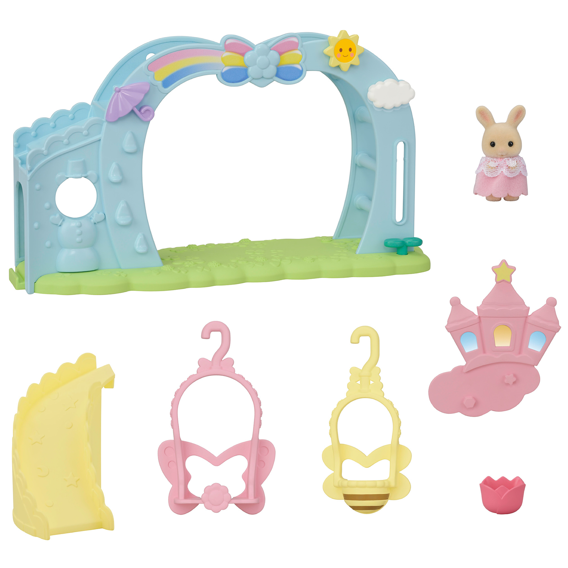 Voir la diapositive 3 : EPOCH D'ENFANCE Sylvanian Families - L'aire de jeux des bébés