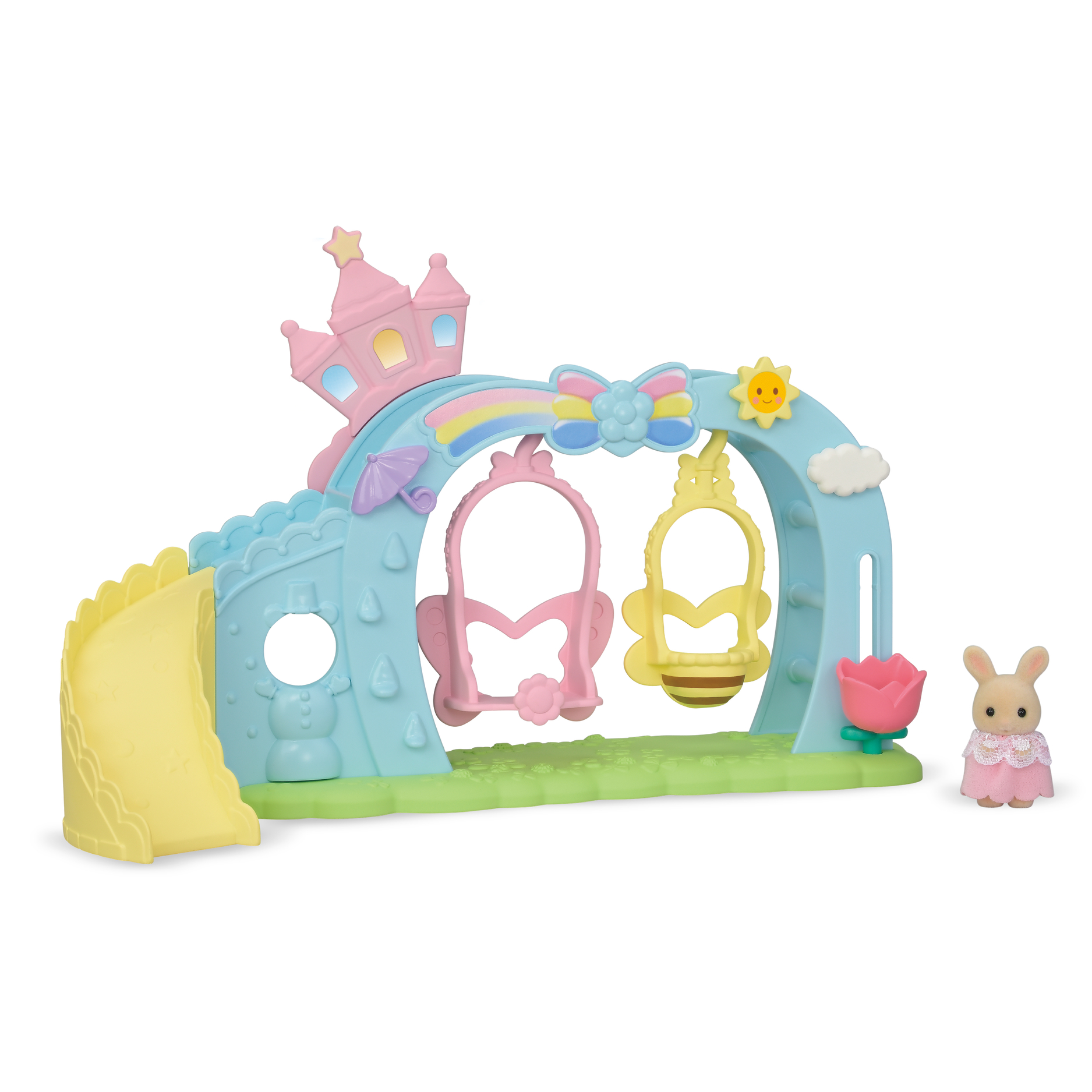 Voir la diapositive 4 : EPOCH D'ENFANCE Sylvanian Families - L'aire de jeux des bébés