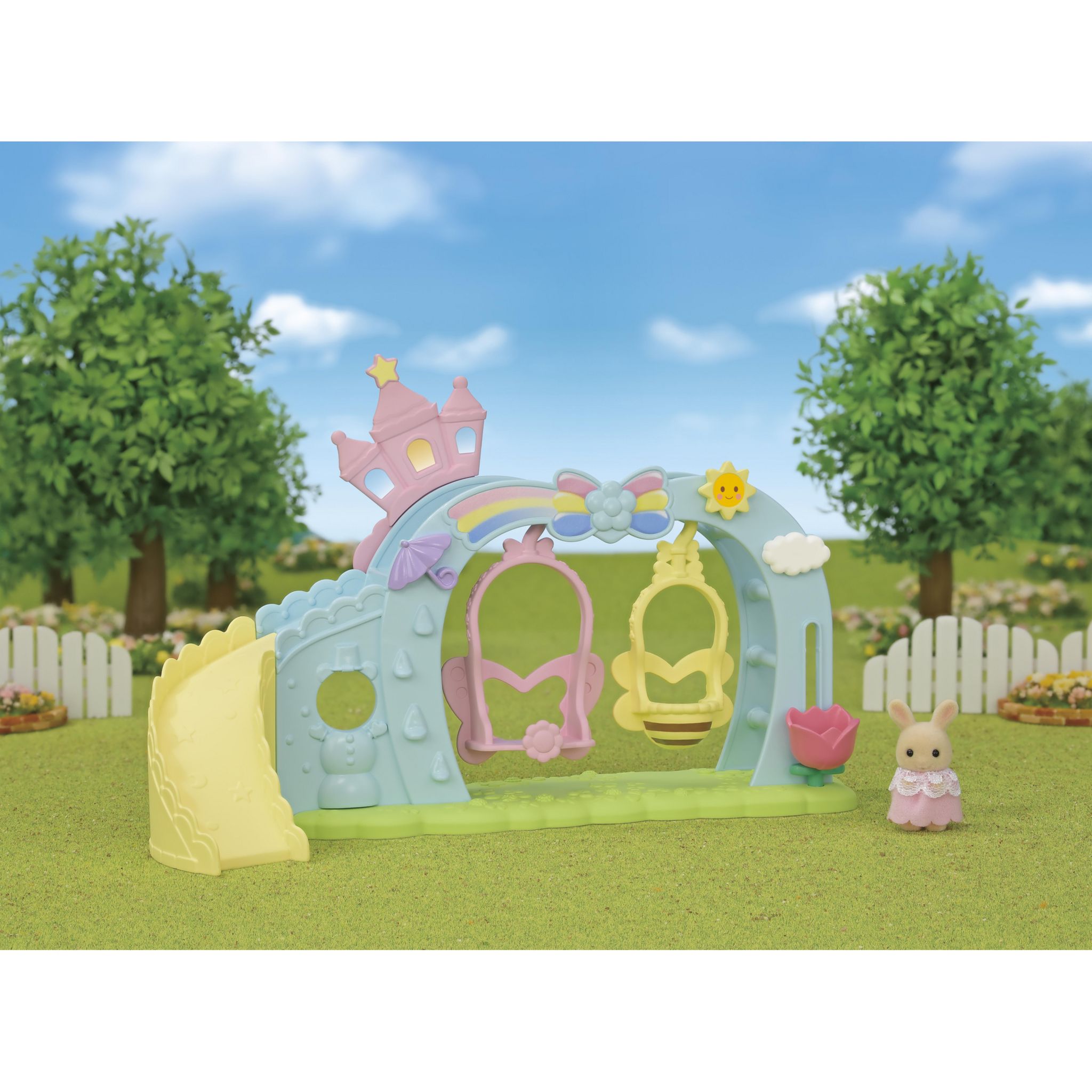 Voir la diapositive 5 : EPOCH D'ENFANCE Sylvanian Families - L'aire de jeux des bébés