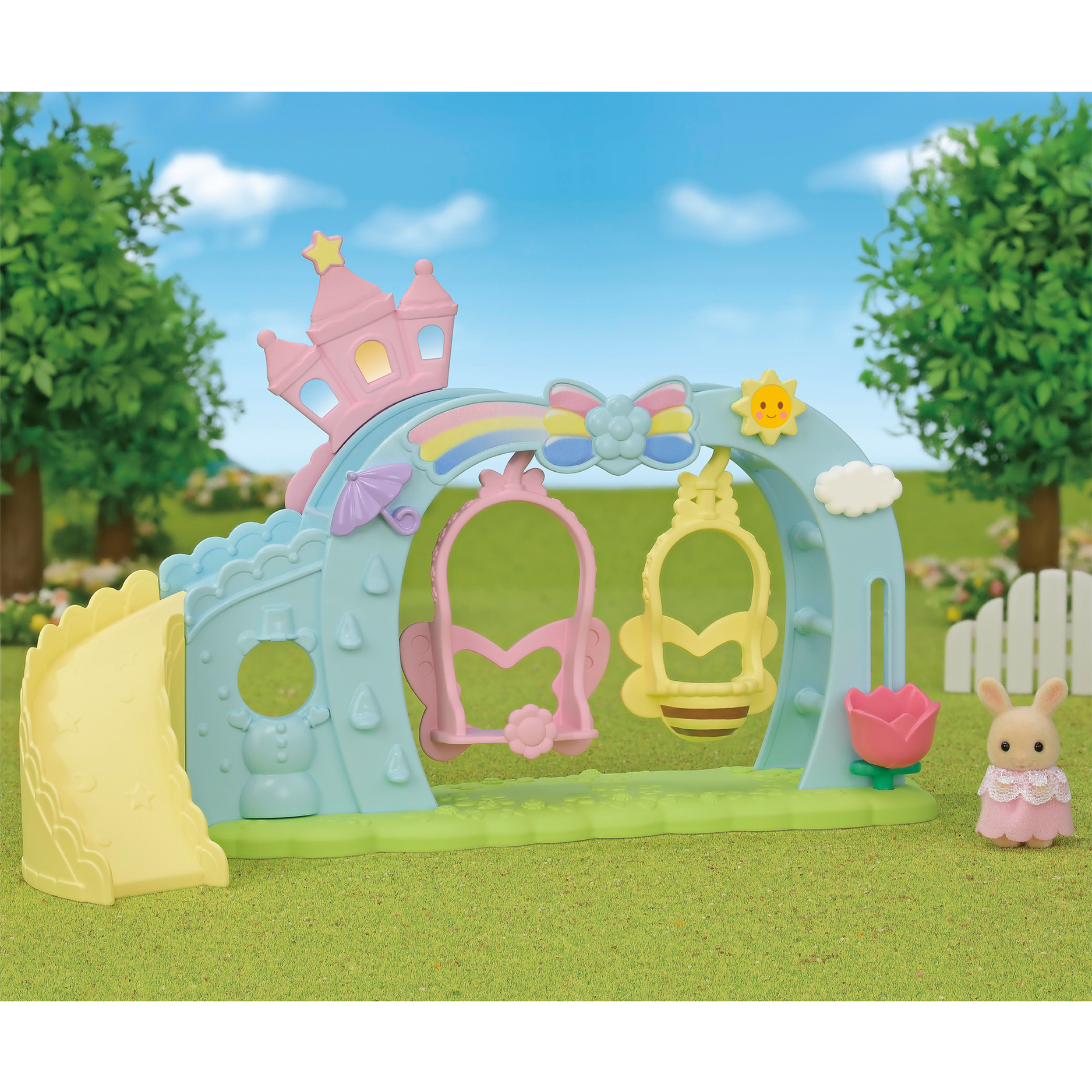 Voir la diapositive 8 : EPOCH D'ENFANCE Sylvanian Families - L'aire de jeux des bébés