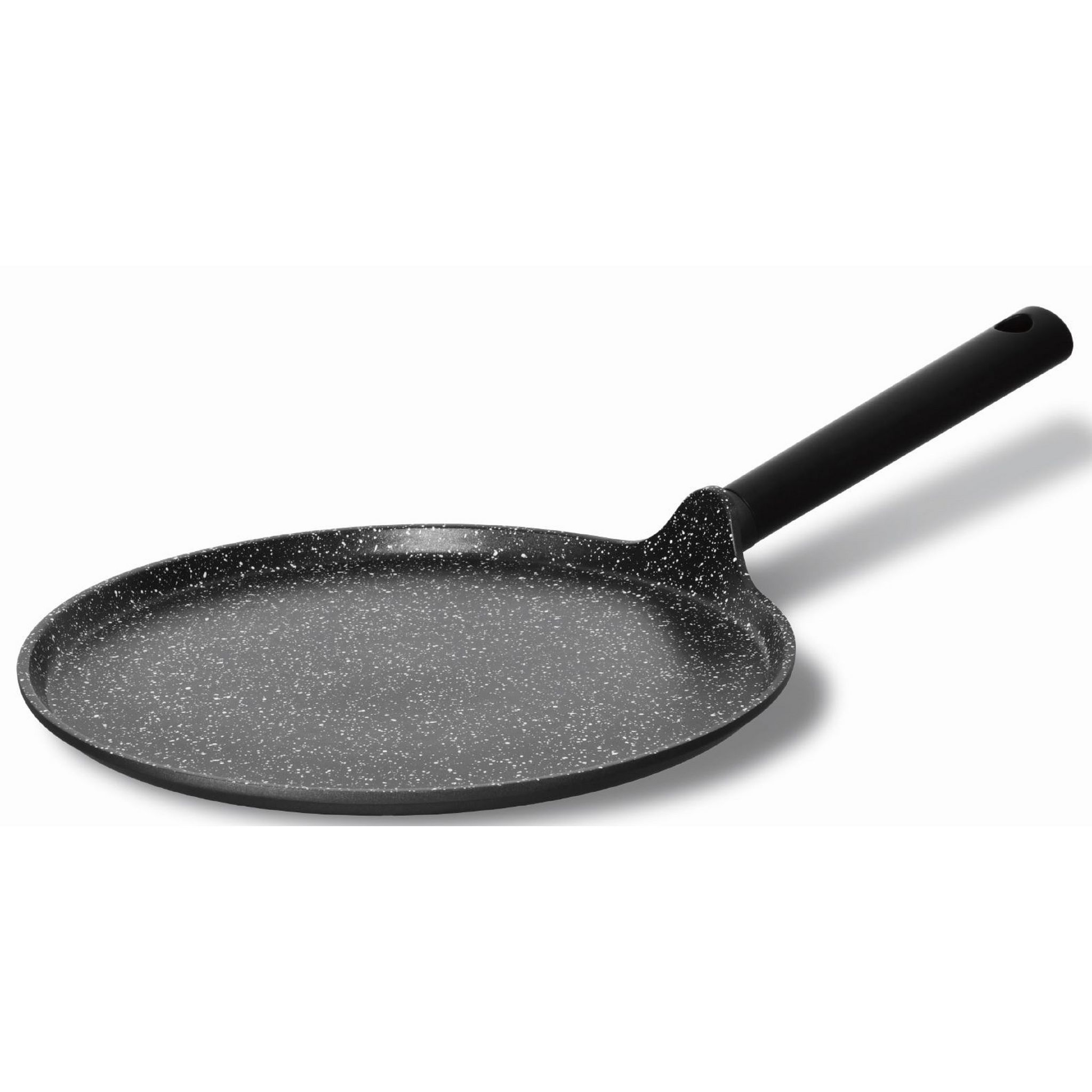 Poêle à Crêpes En Aluminium Anti-adhésive 28 Cm Crealys - Compatible Tous Feux (induction, Gaz, électrique), Légère (800g), Parfaite Pour Les Crêpes Et Galettes.