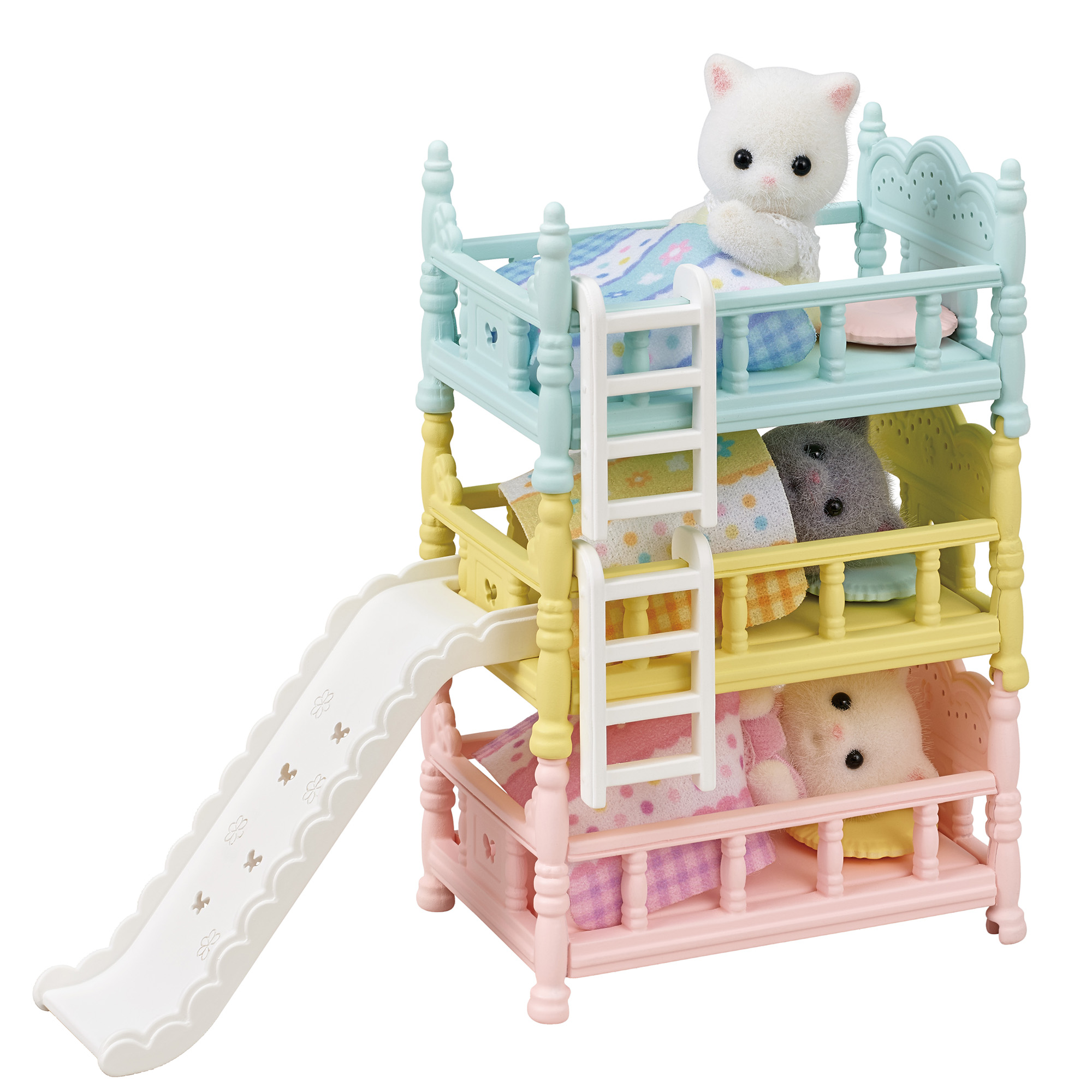 Voir la diapositive 4 : EPOCH D'ENFANCE Sylvanian Families - Les lits superposés