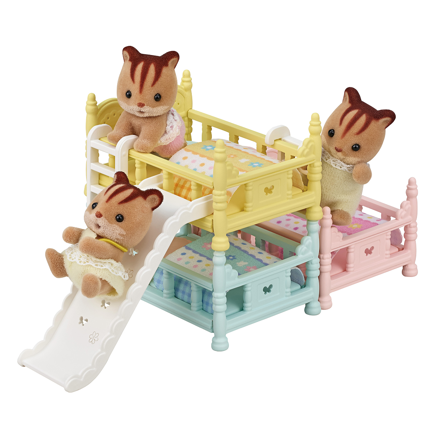 Voir la diapositive 6 : EPOCH D'ENFANCE Sylvanian Families - Les lits superposés