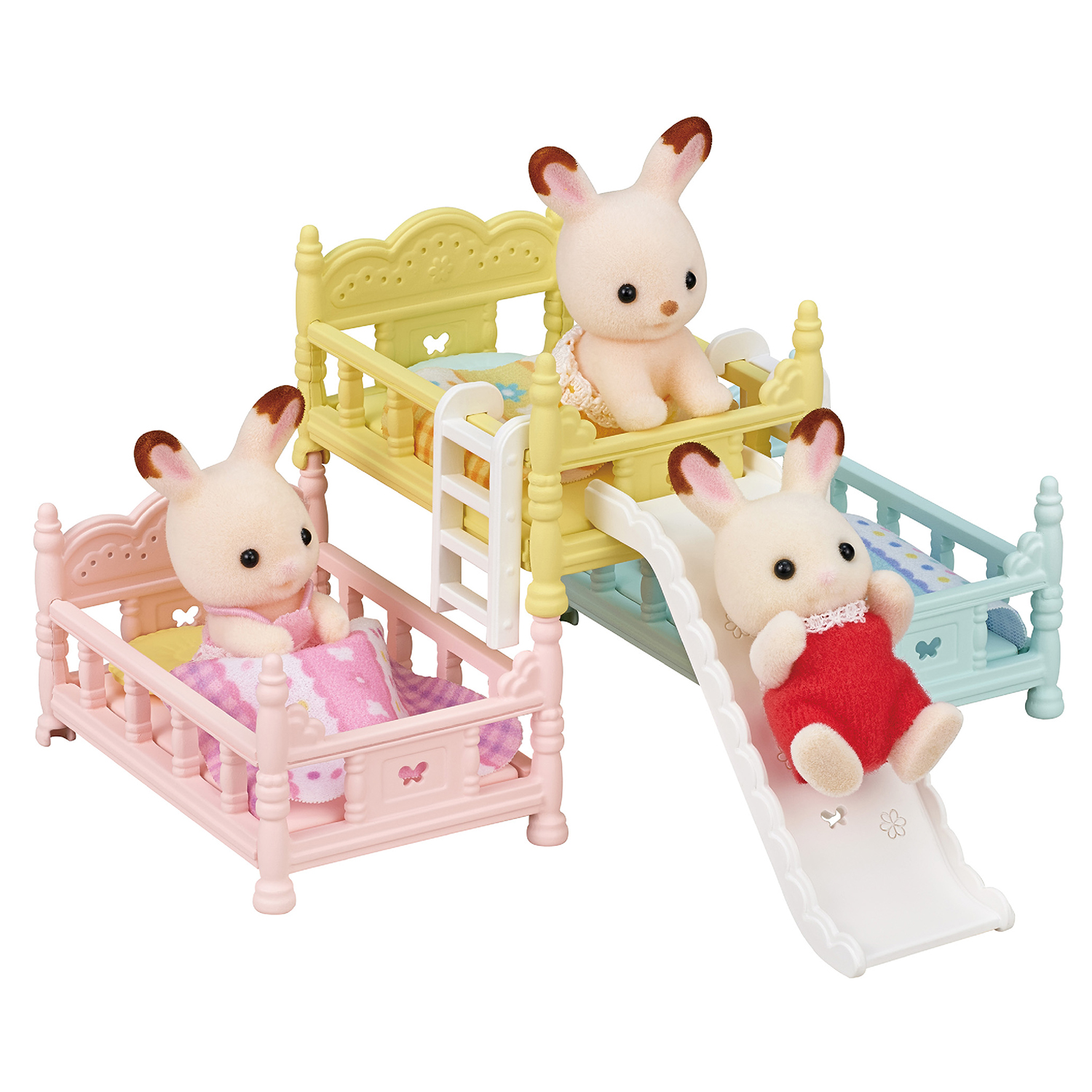 Voir la diapositive 7 : EPOCH D'ENFANCE Sylvanian Families - Les lits superposés