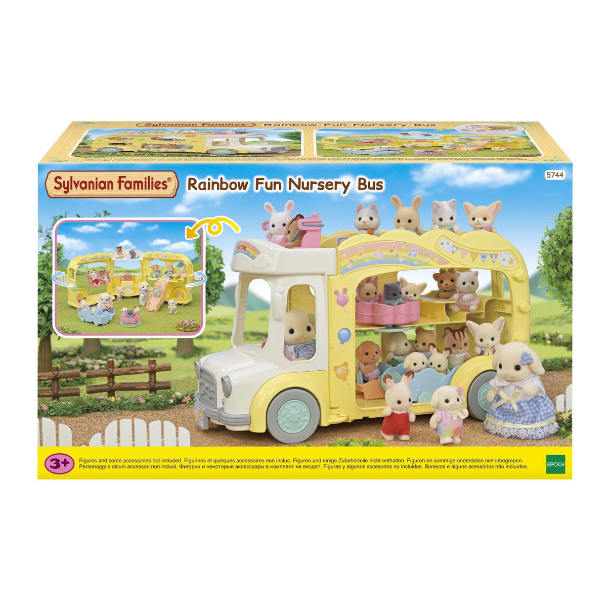 EPOCH D'ENFANCE Bus cour de récréation Sylvanian Families