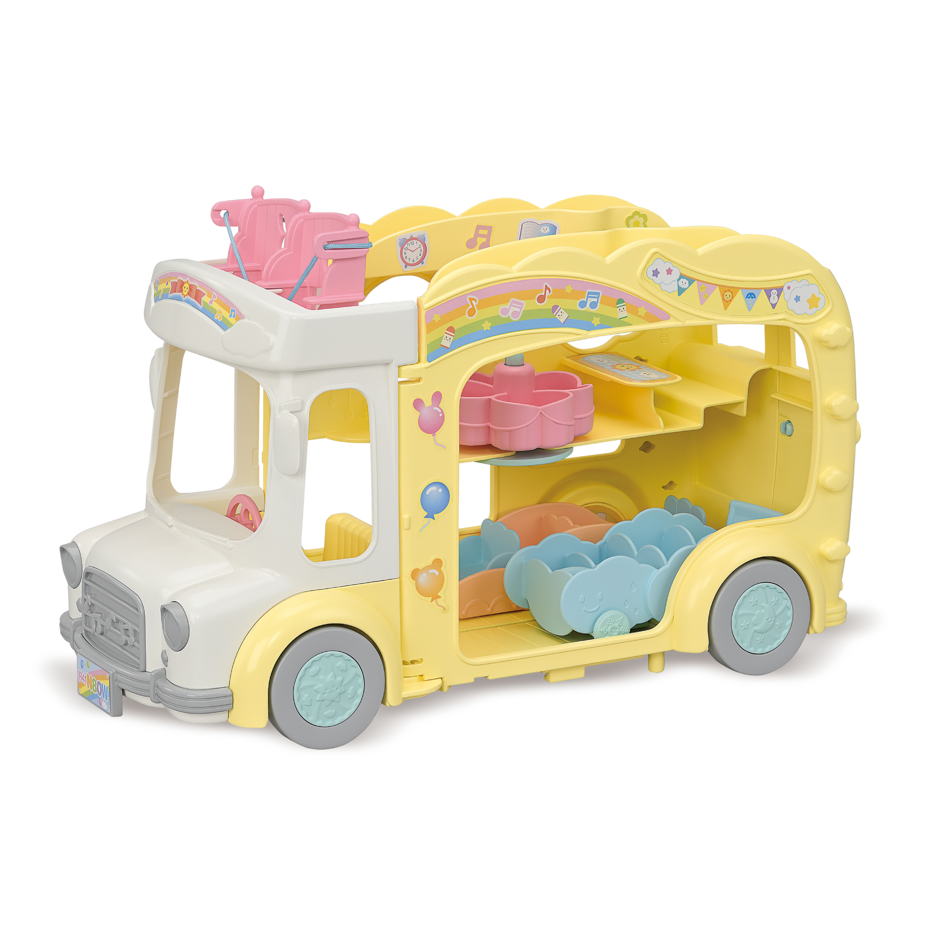 Voir la diapositive 12 : EPOCH D'ENFANCE Bus cour de récréation Sylvanian Families