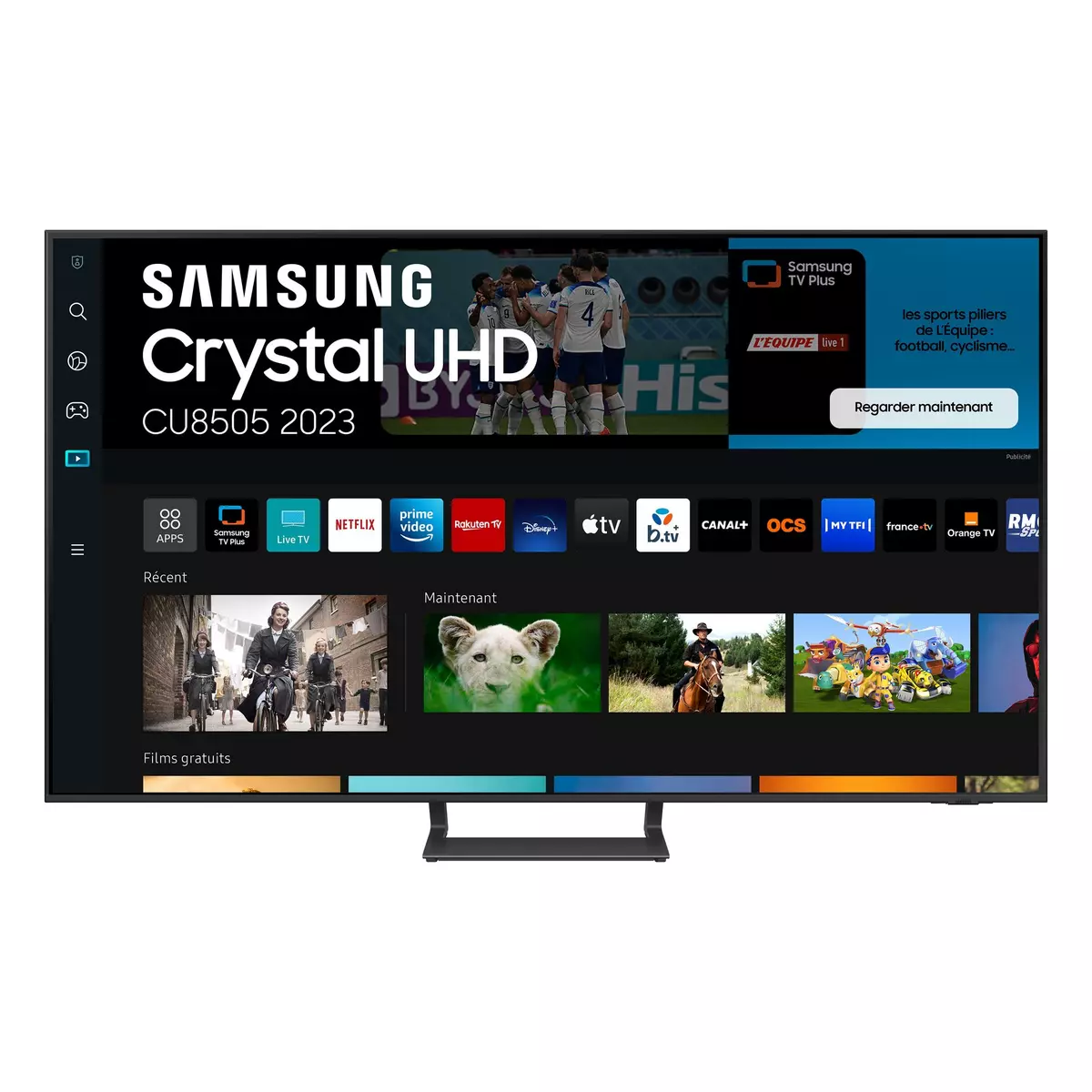 SAMSUNG TU65CU8505 TV LED 4K Crystal UHD 165 cm Smart TV pas cher