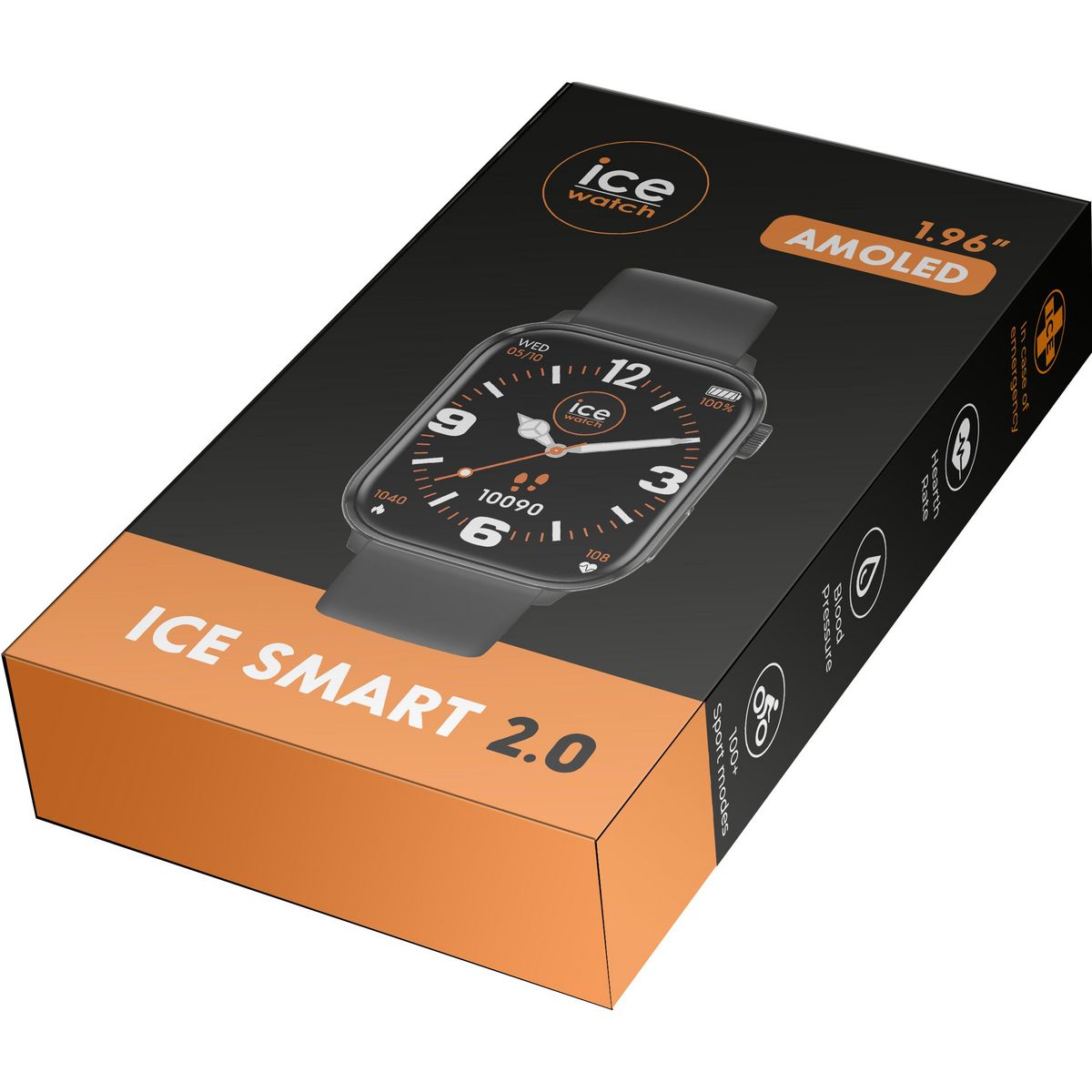 ICE-WATCH Montre connectée  ICE SMART 2.0 - Noir