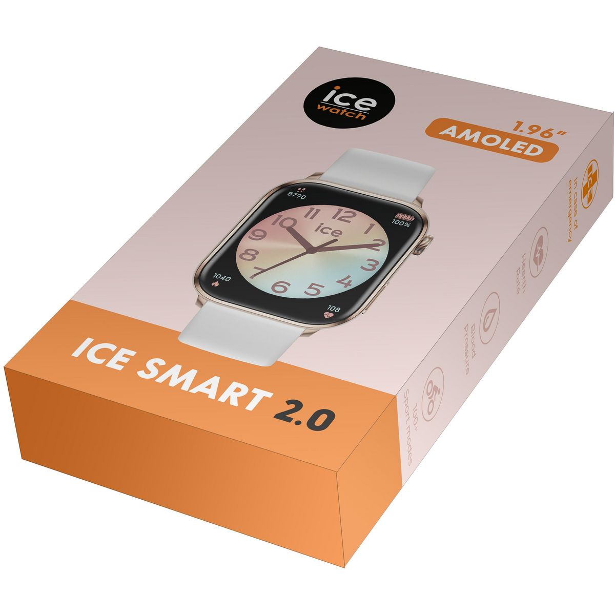 ICE-WATCH Montre connectée  ICE SMART 2.0 - Rose