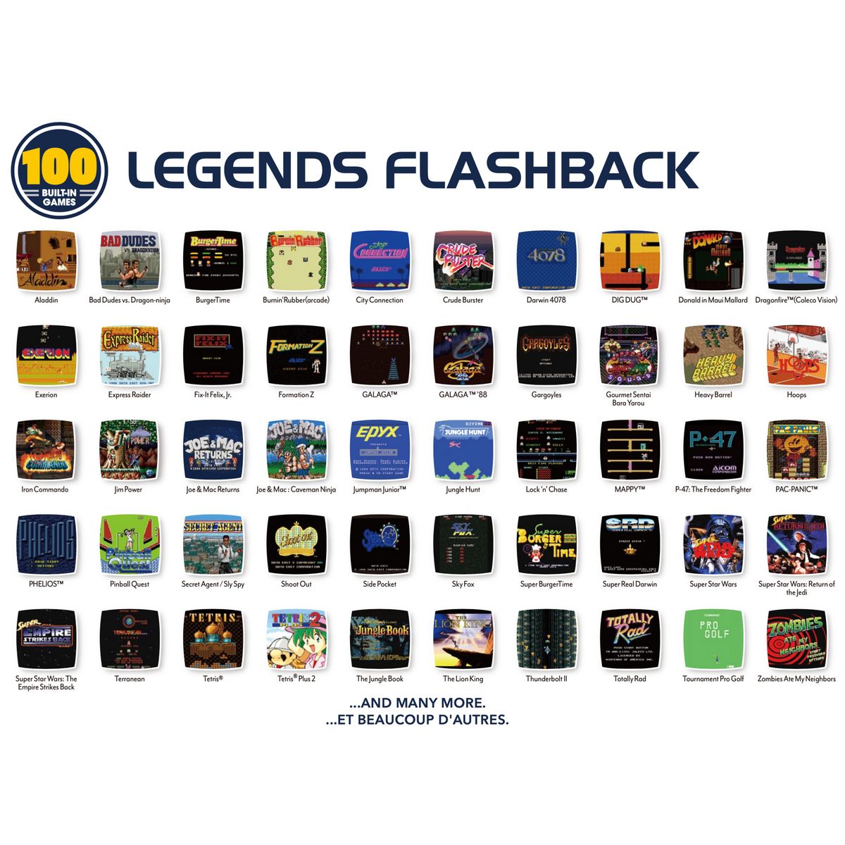 Console Atgames Legends Flashback 
