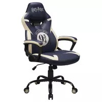 IDIMEX Chaise de bureau gaming SWIFT fauteuil ergonomique avec coussins,  siège style racing racer gamer chair, revêtement tissu noir/rose pas cher 