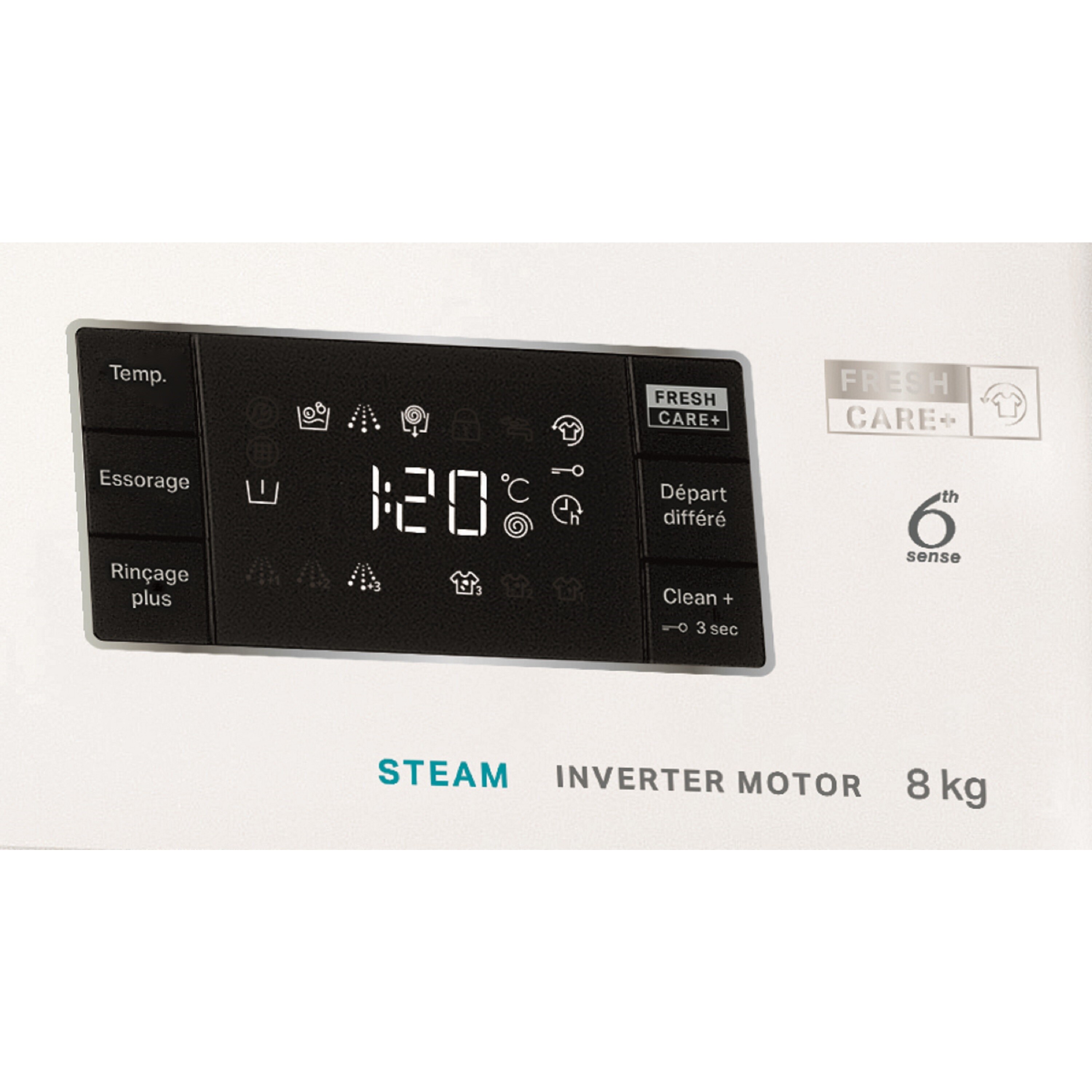 Voir la diapositive 13 : WHIRLPOOL Lave linge hublot FFB8258BVFR, 8 kg, 1200 T/min, B
