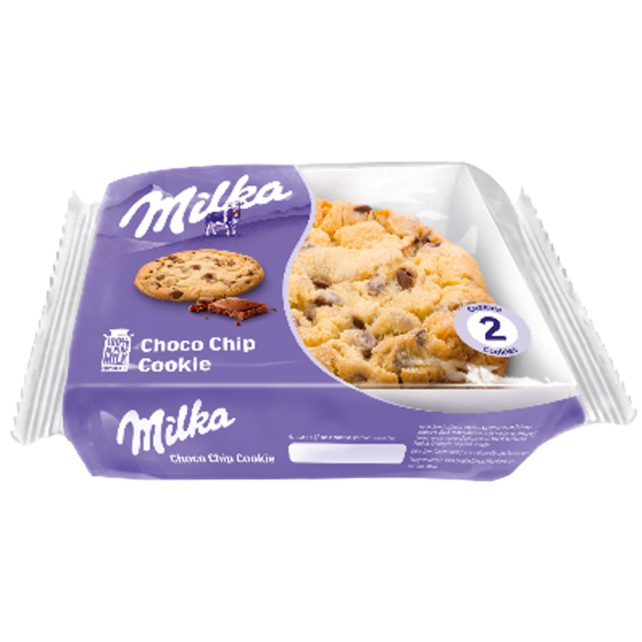 MILKA Cookie pépites chocolats x 2 144 g